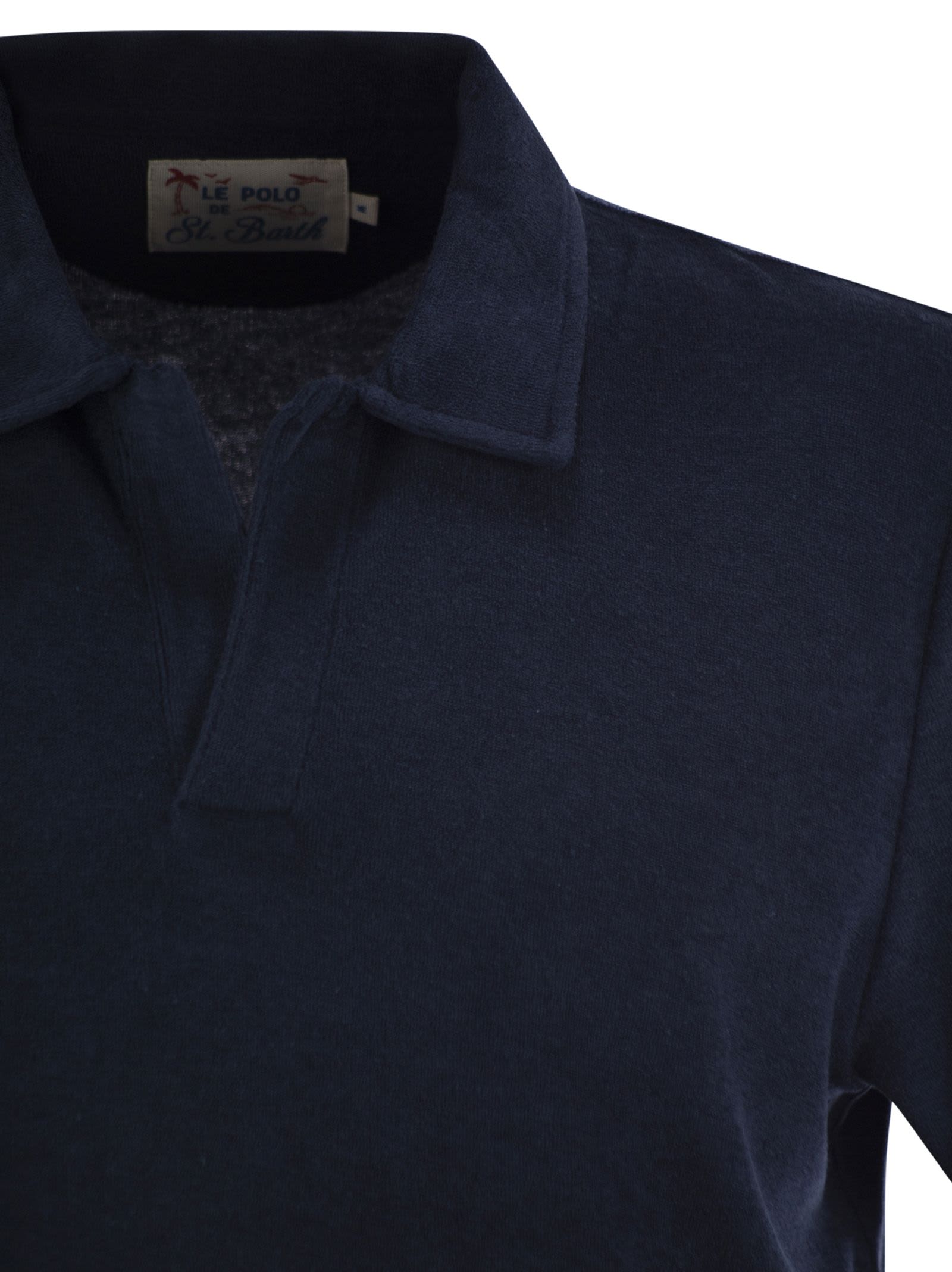 Mc2 Saint Barth Jeremy Cotton Terry Polo Shirt