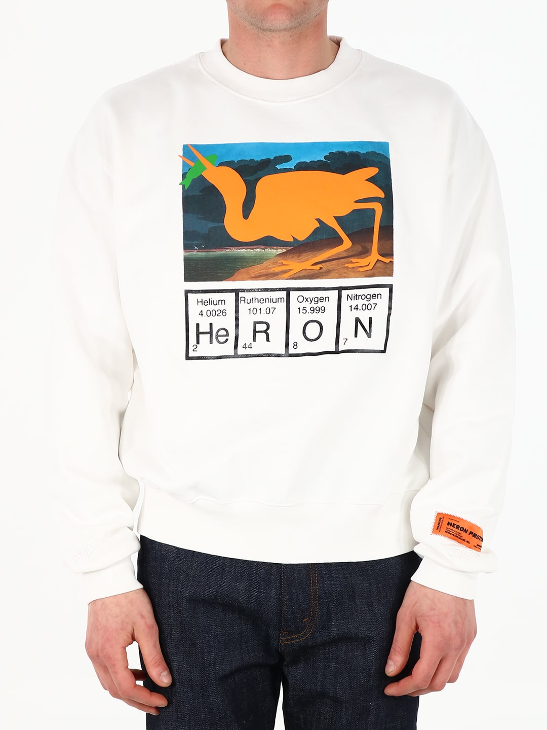 HERON PRESTON Heron Print Sweatshirt