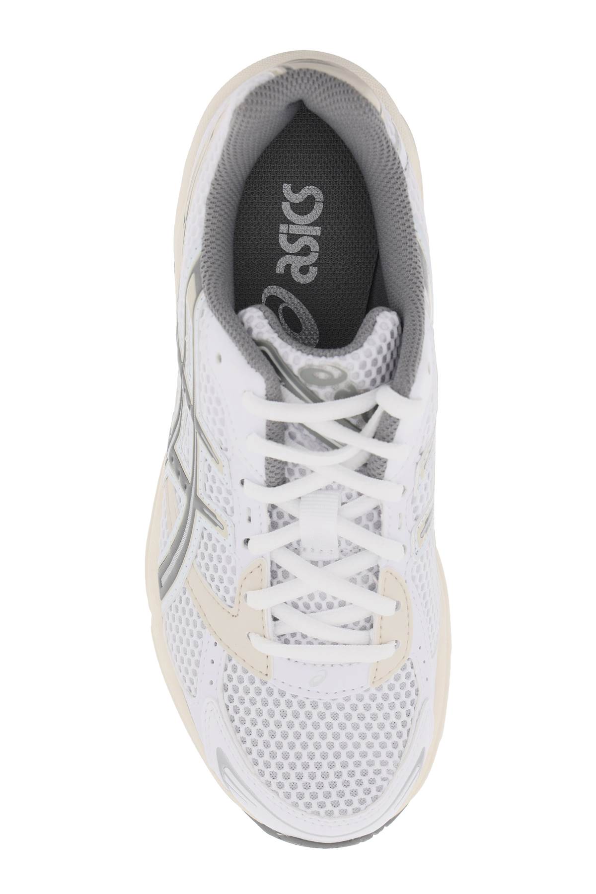 Shop Asics Gel-1130 Sneakers In White Clay Grey (white)