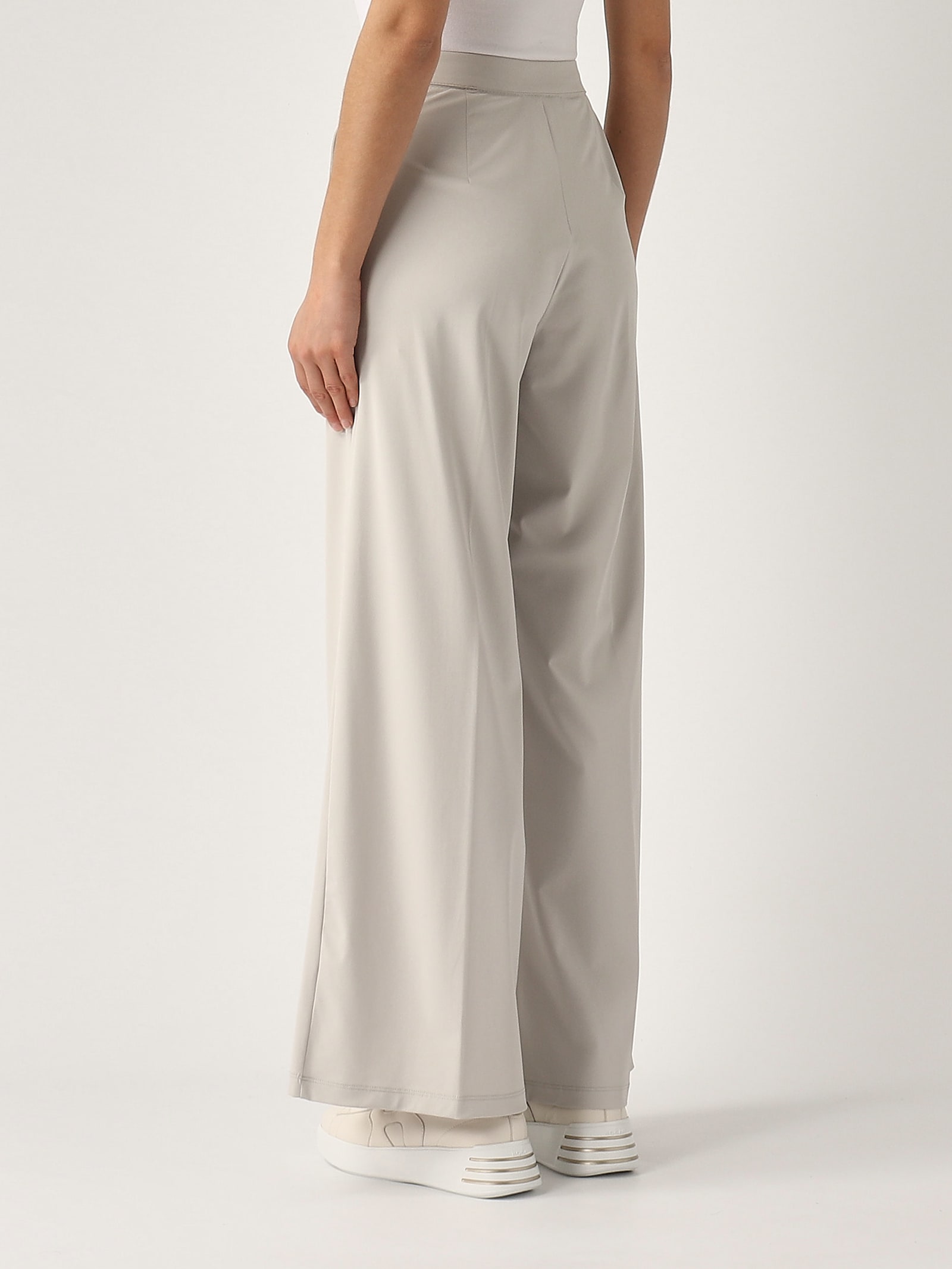 Max Mara Ribes Trousers In Mastice