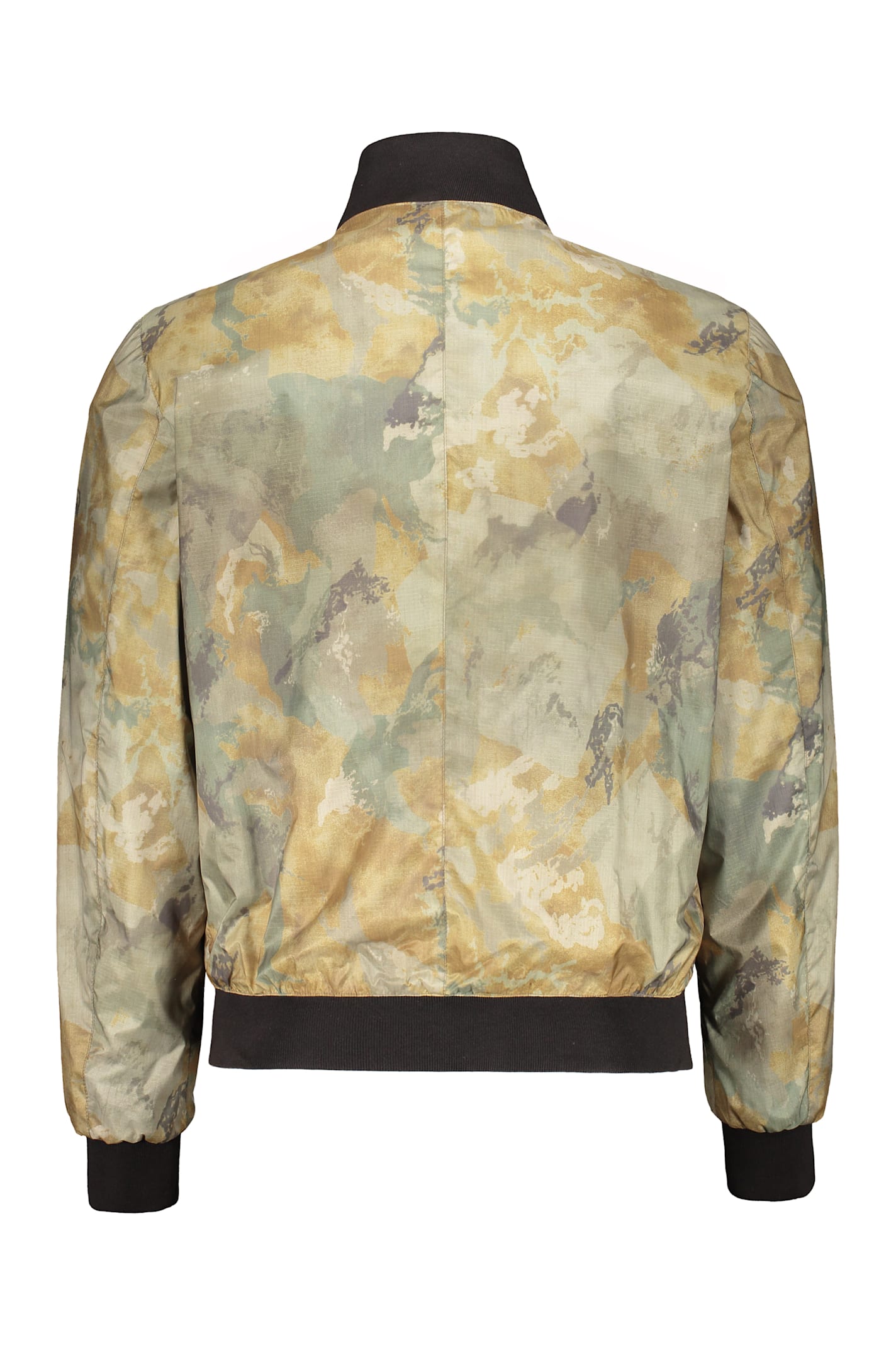 Moorer Reversible Bomber Jacket In Neutral