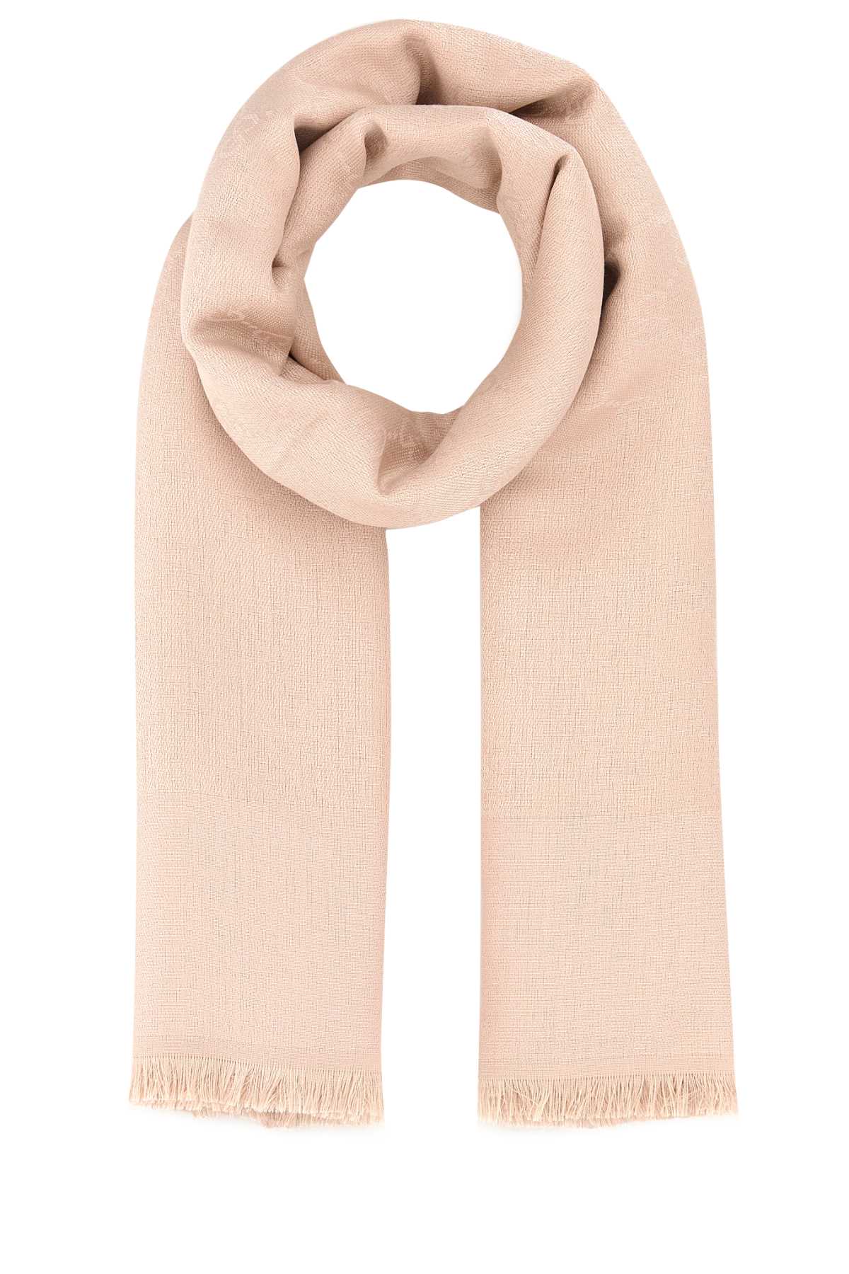 Gucci Women Pink Cotton Blend Foulard In Neutral