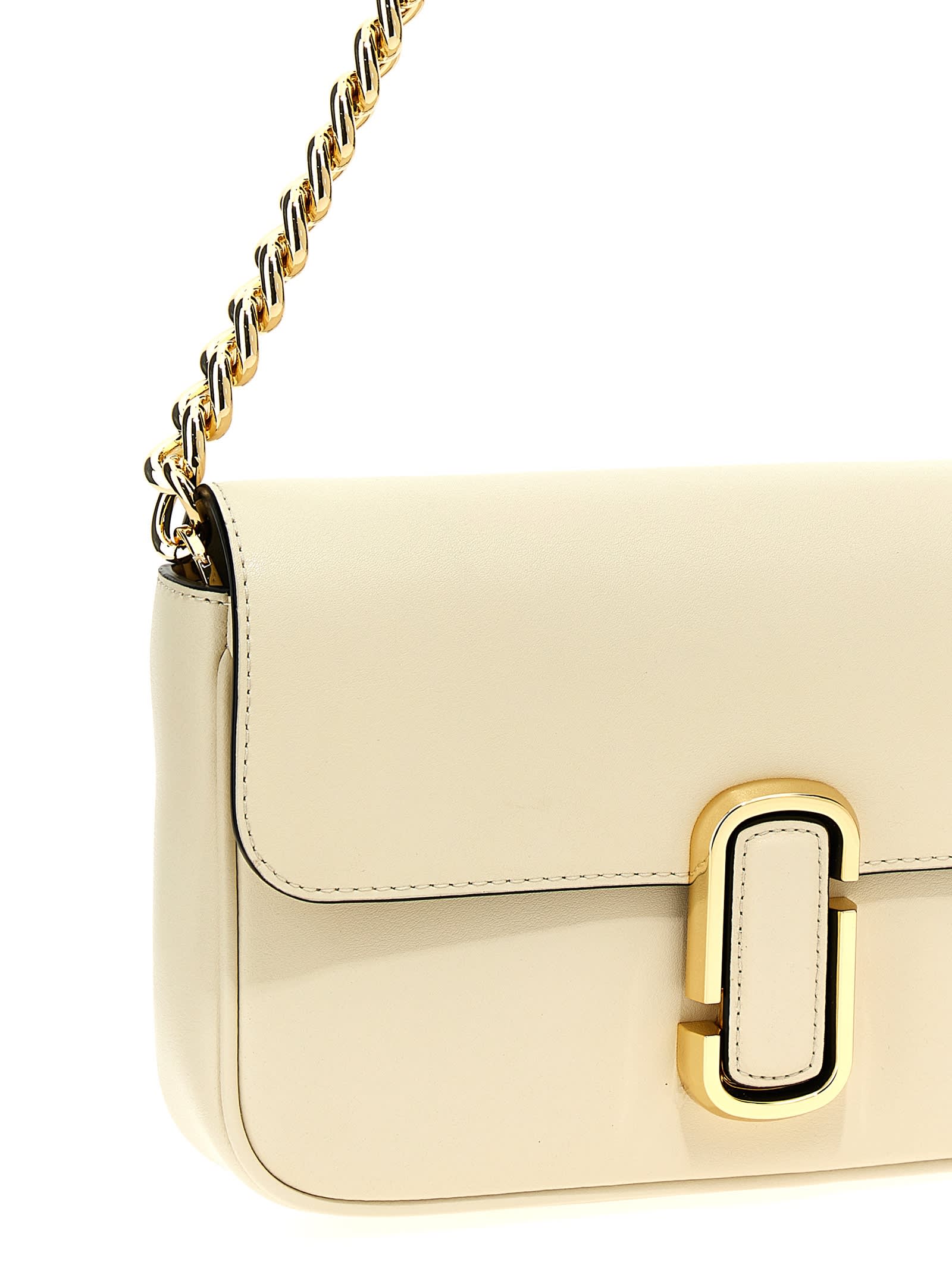 Shop Marc Jacobs The J Marc Crossbody Bag In White