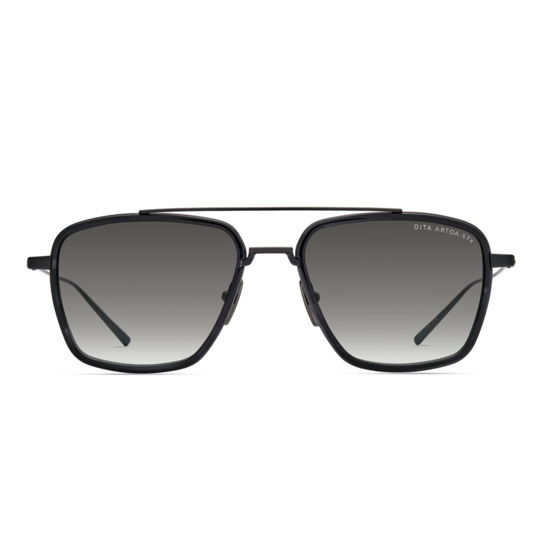 Dita Artoa.57xmatte Black Ink Swirl In Black