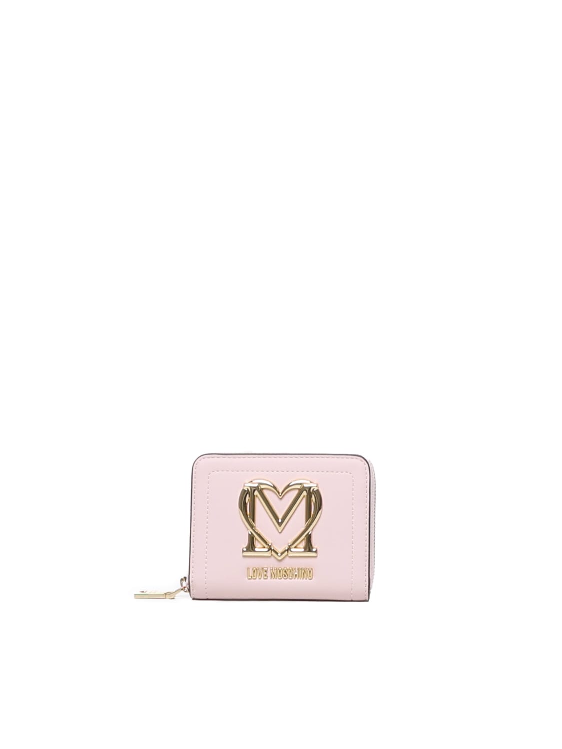 Love Moschino Small Wallet With Logo In Pink