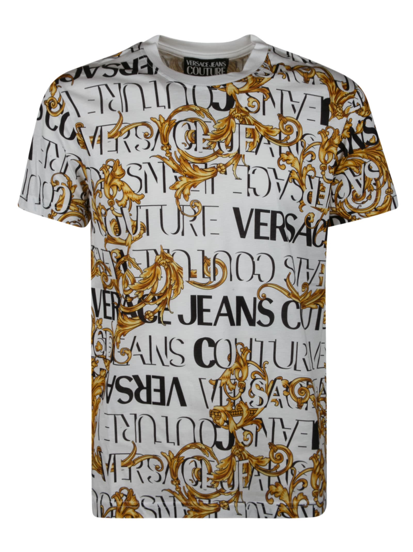 Versace Jeans Couture Logo All-over Print T-shirt