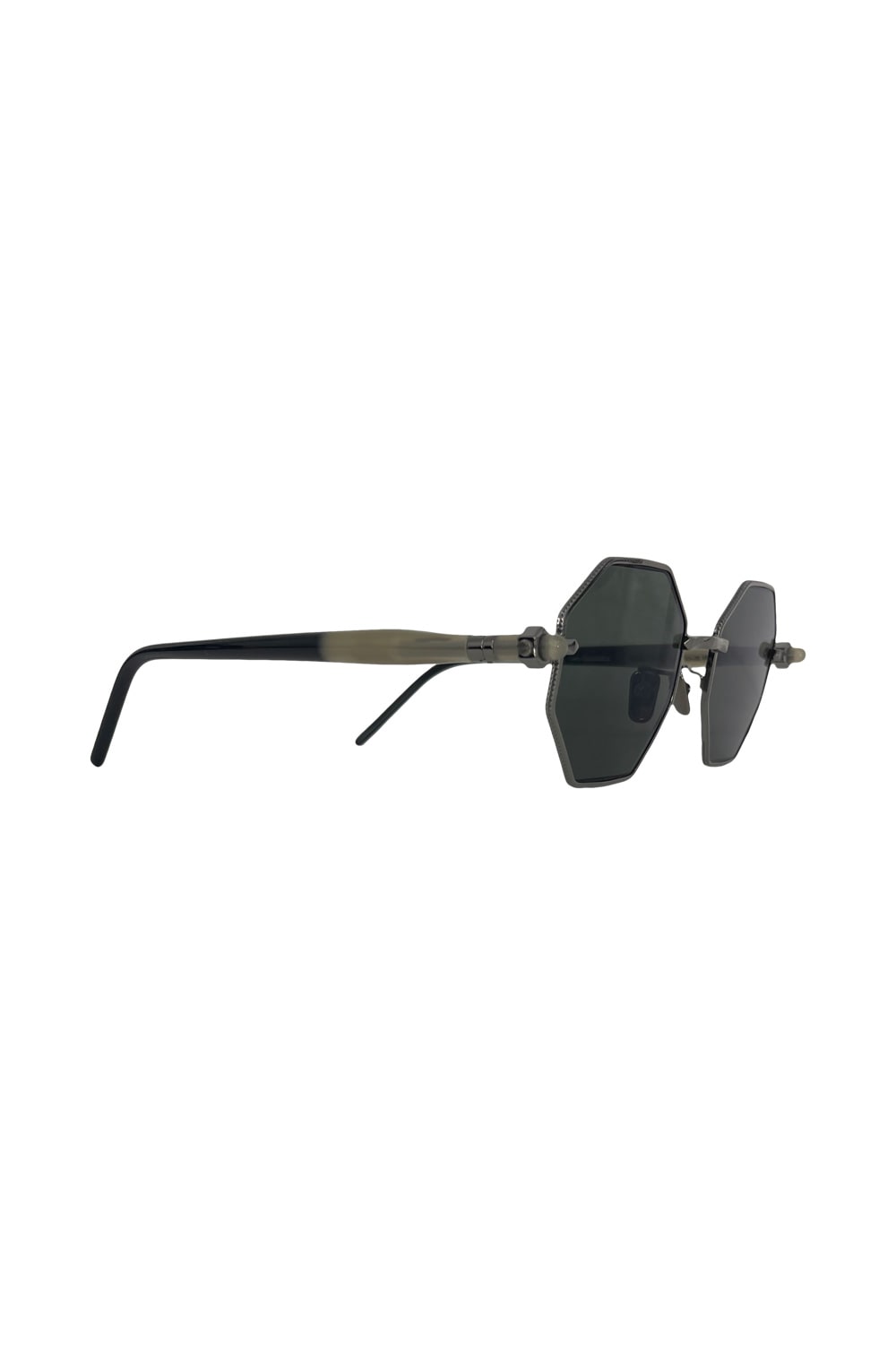 Kuboraum Mask P74 Bar In Black Matte / Artichoke / Black Shine/ Green Lens