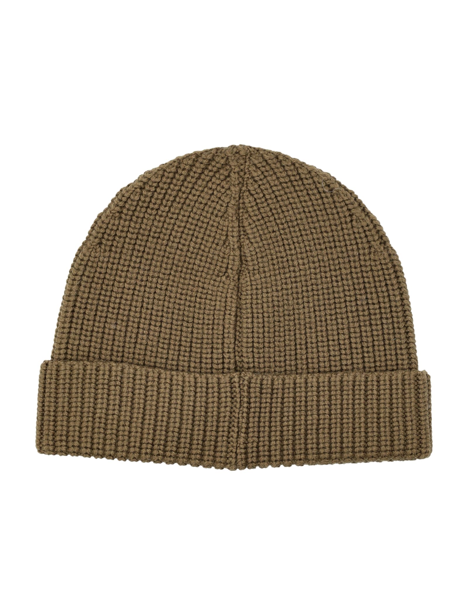 Off-white Classic Knit Beanie Black White In Army Green | ModeSens