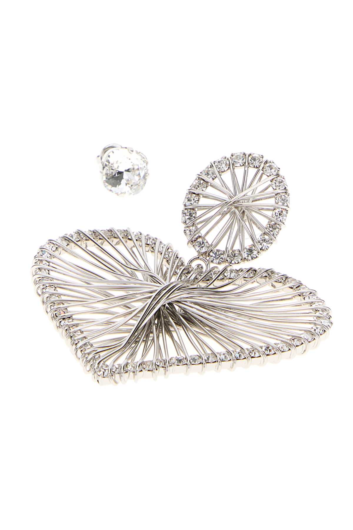 Isabel Marant Eden Asymmetric Earring In Metallic