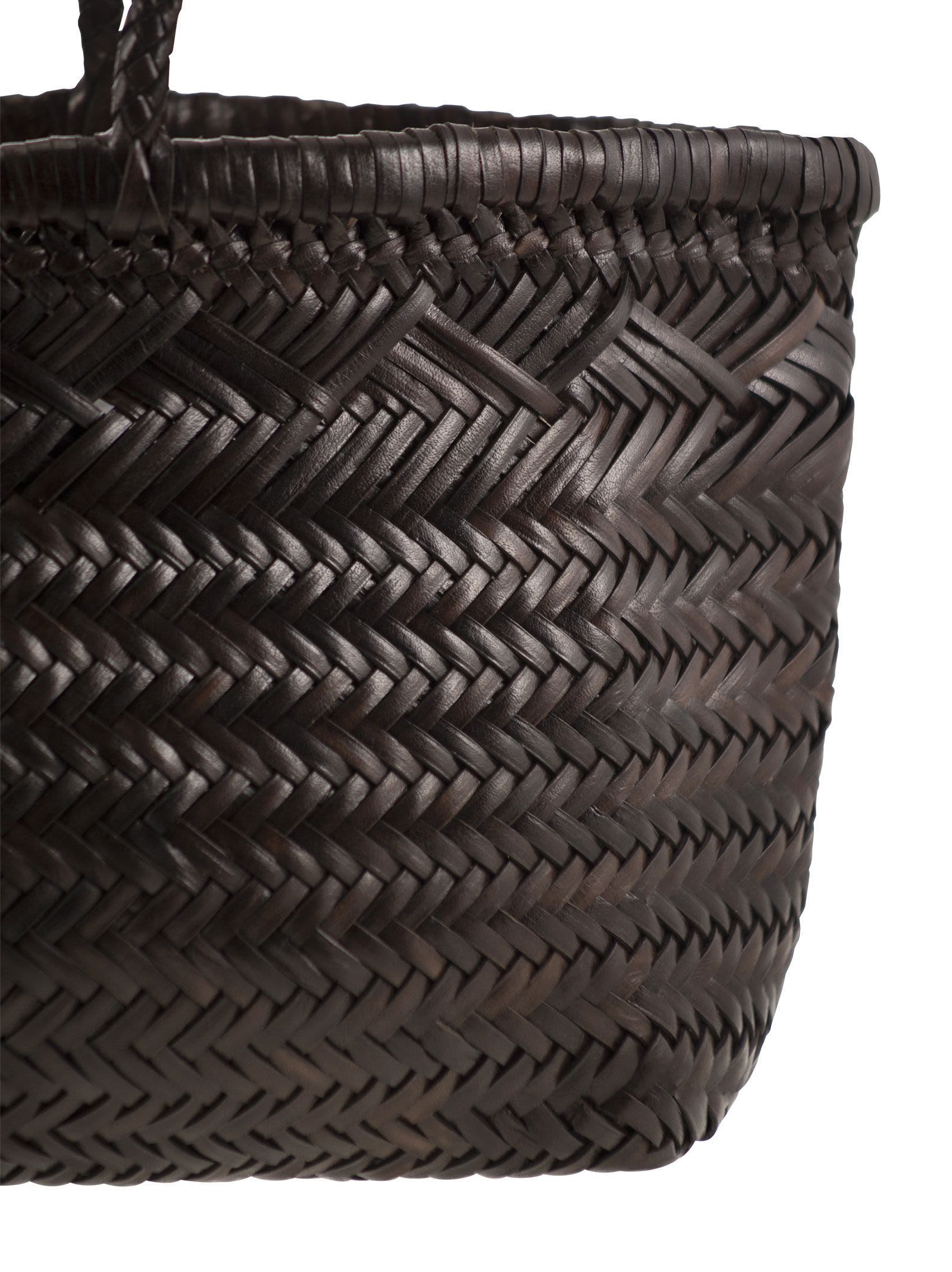 Dragon Diffusion Triple Jump Big - Woven Leather Bag