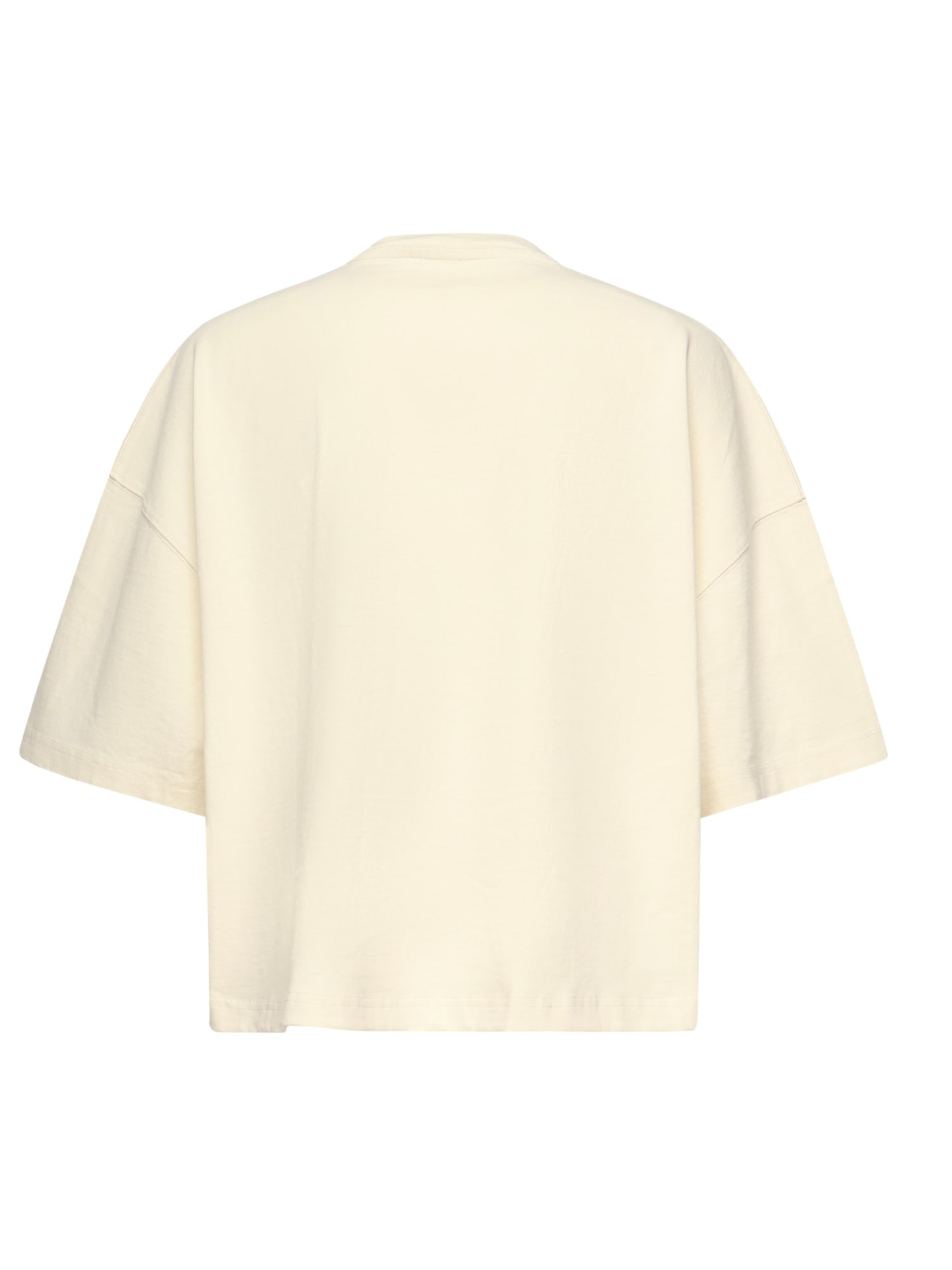 Jacquemus Le T-shirt Cropped T-shirt In Gray