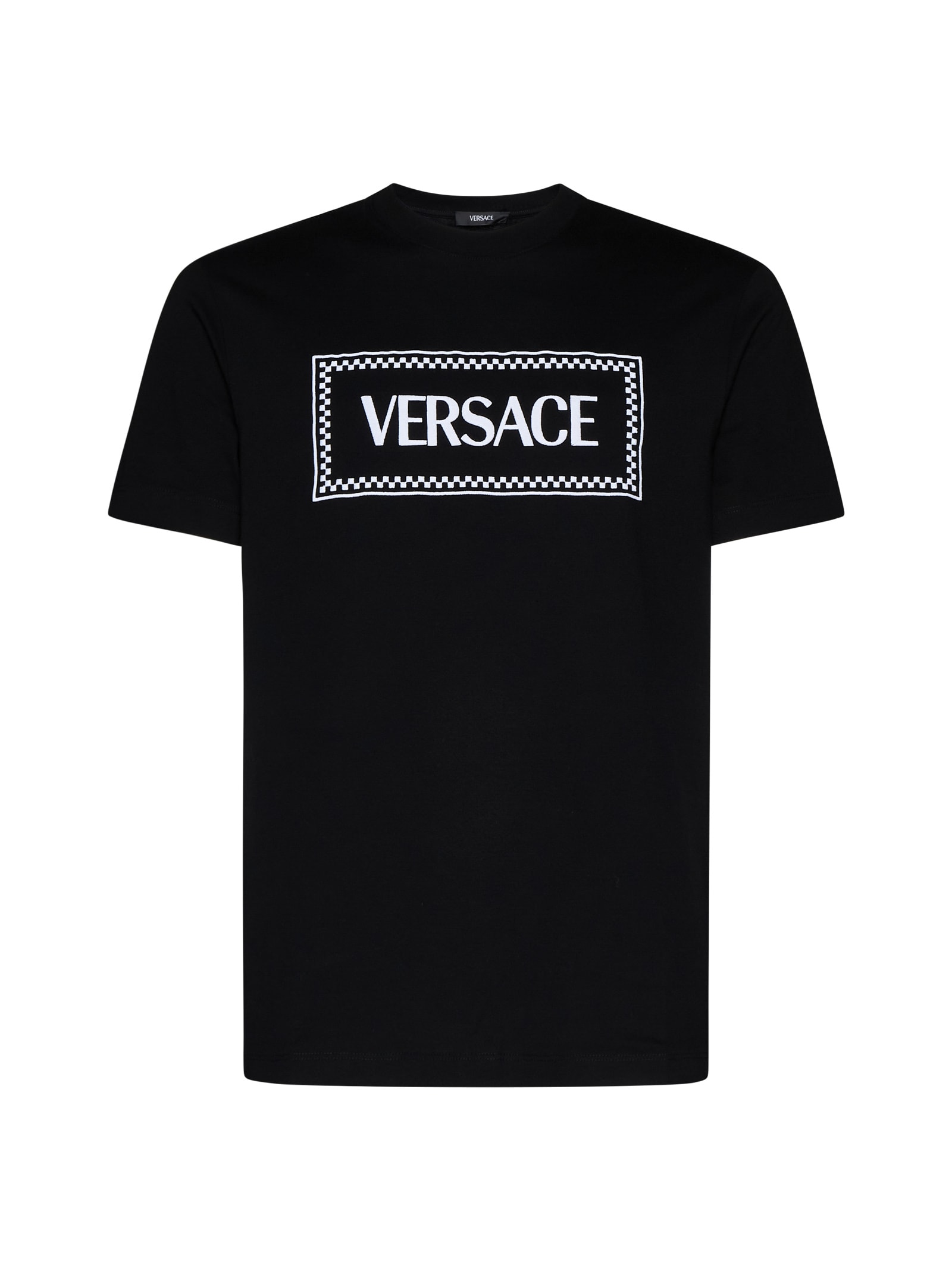 Shop Versace T-shirt In Black