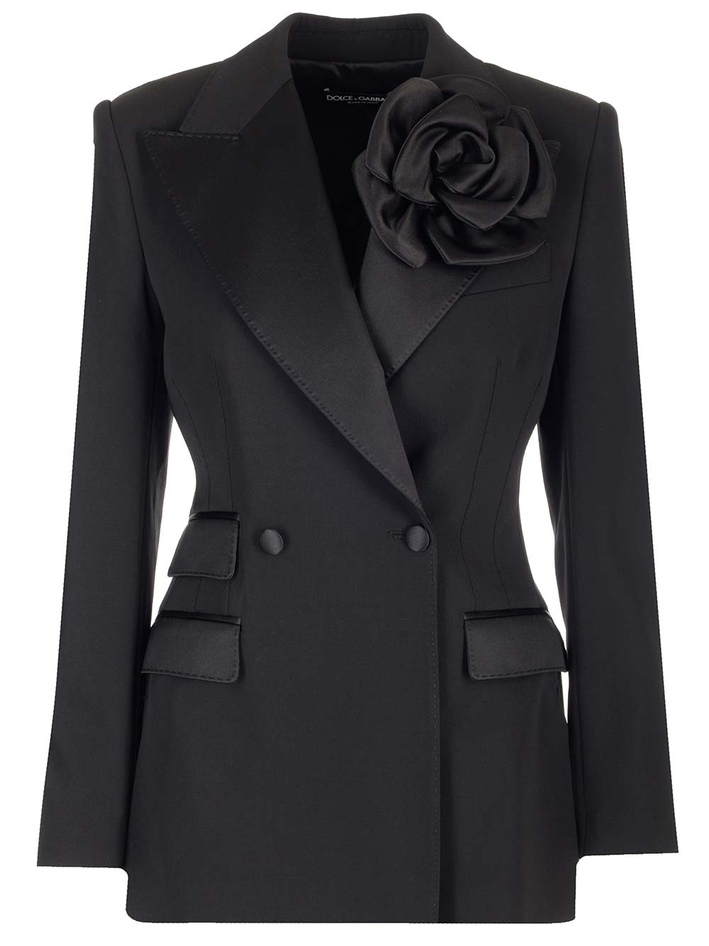 Dolce & Gabbana Jacket With Flower Appliqué