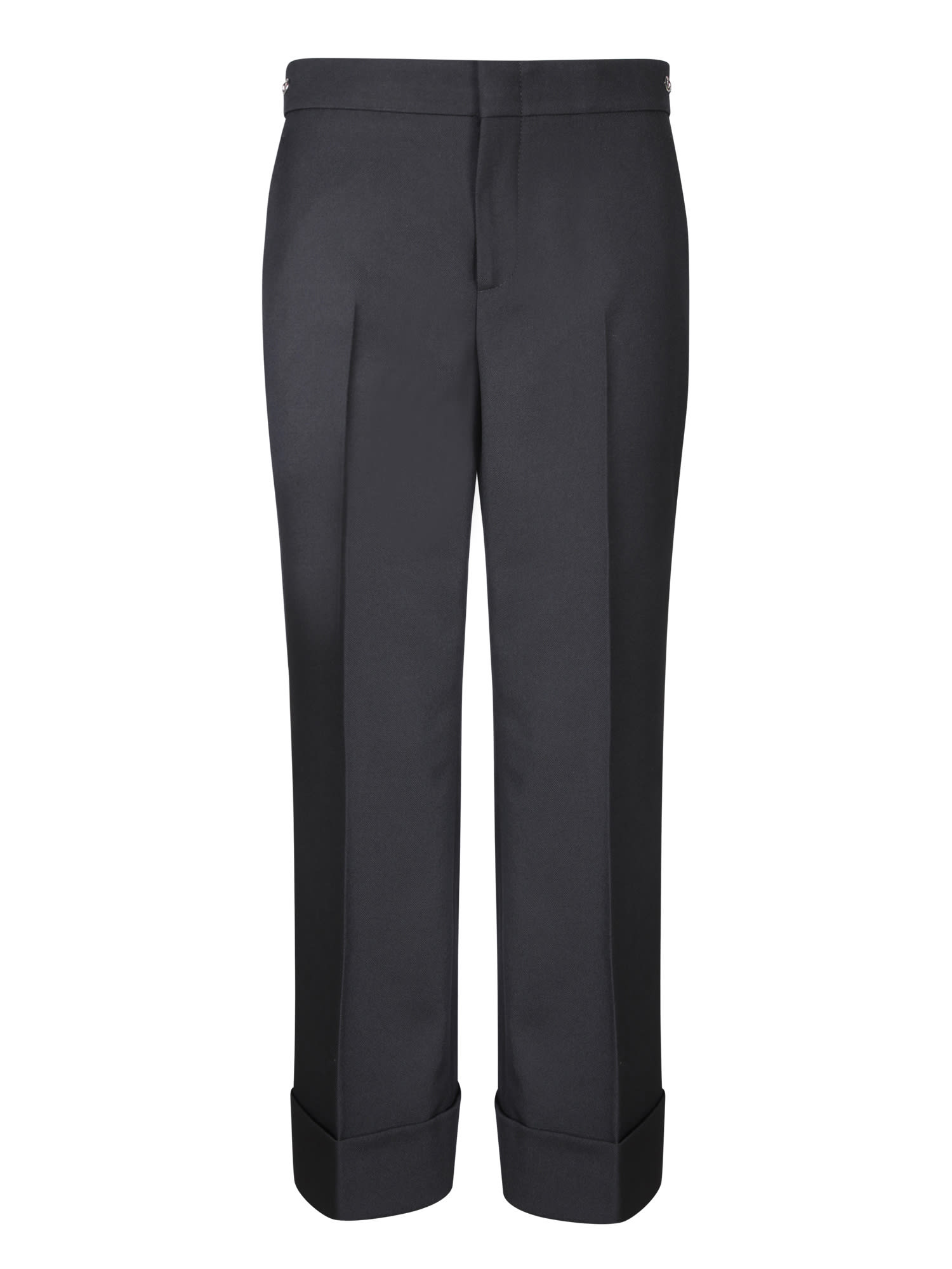 Shop Gucci Horsebit Black Trousers