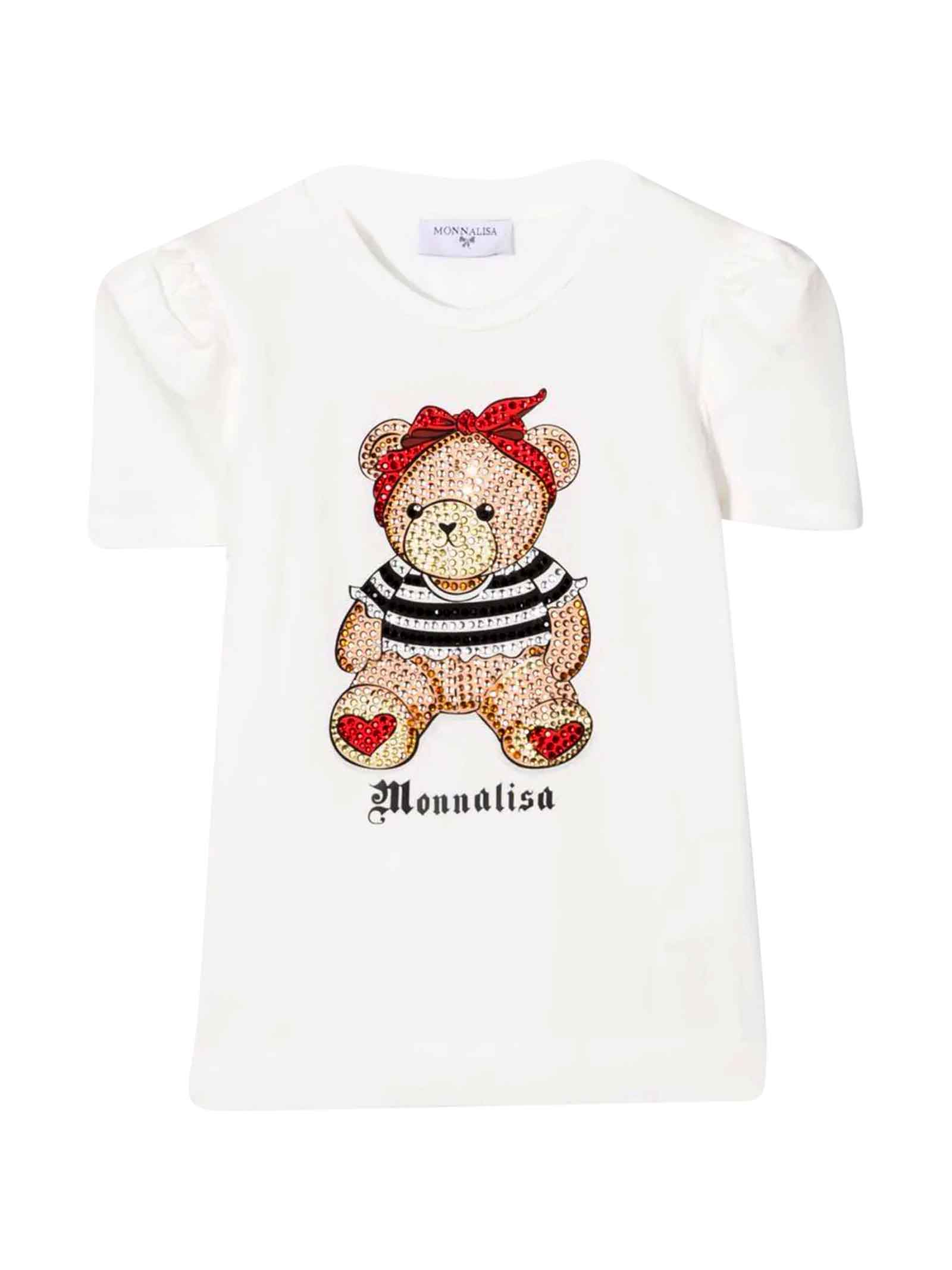 Monnalisa Girl White T-shirt