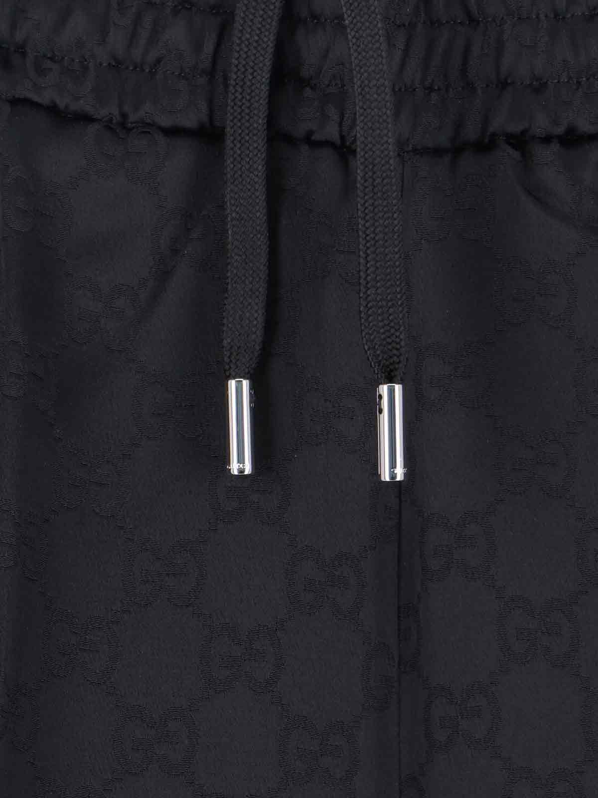 Gucci Gg Track Pants In Black
