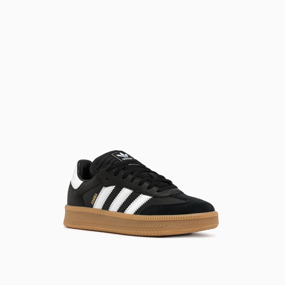 Adidas Originals Samba Xlg Lace-up Sneakers In Black