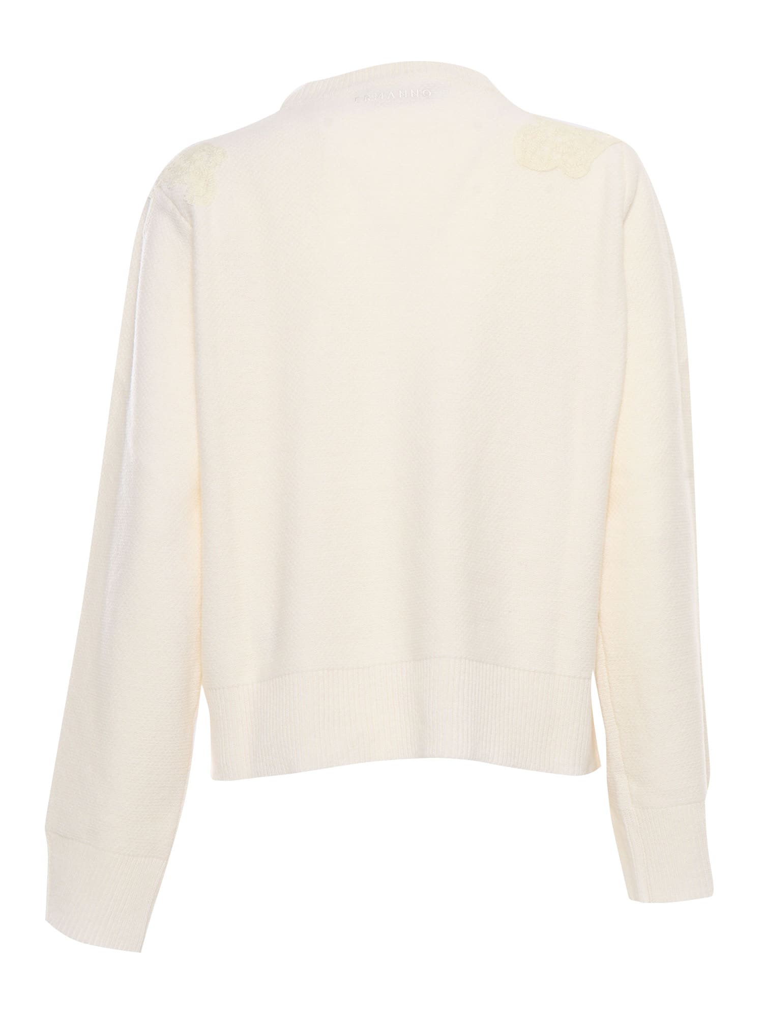 Shop Ermanno Ermanno Scervino Embroidered T-shirt In White