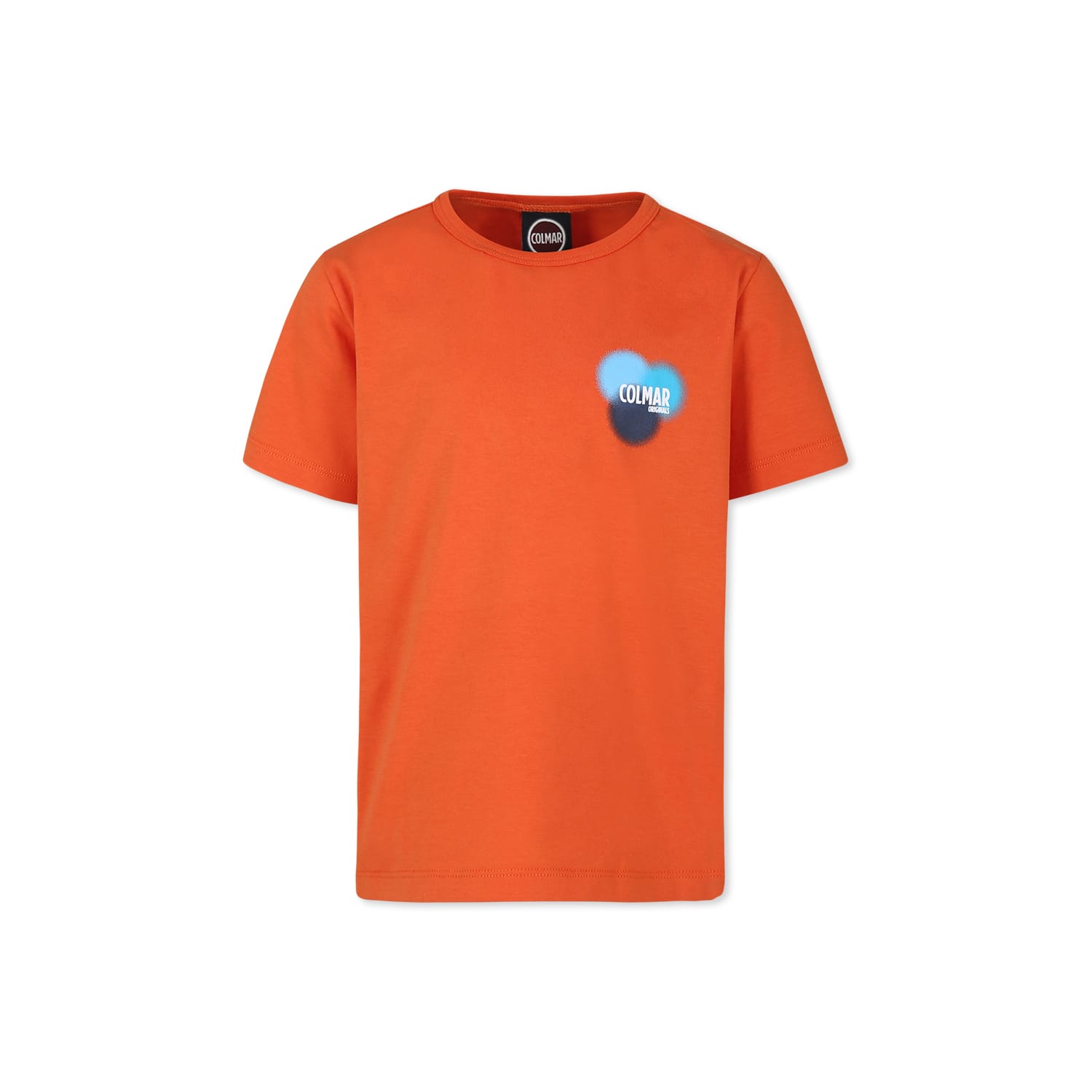 Shop Colmar Orange T-shirt For Boy With Logo