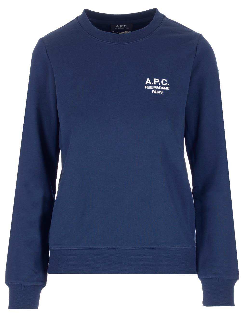 Apc Crewneck Sweatshirt In Blue