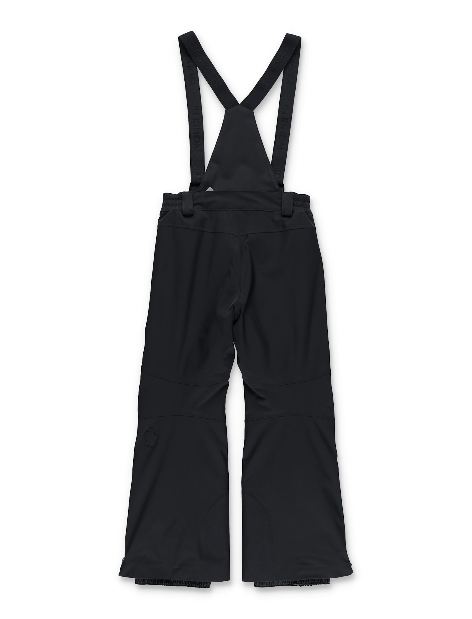 Moncler Grenoble Kids Technical Ski Bib In Black