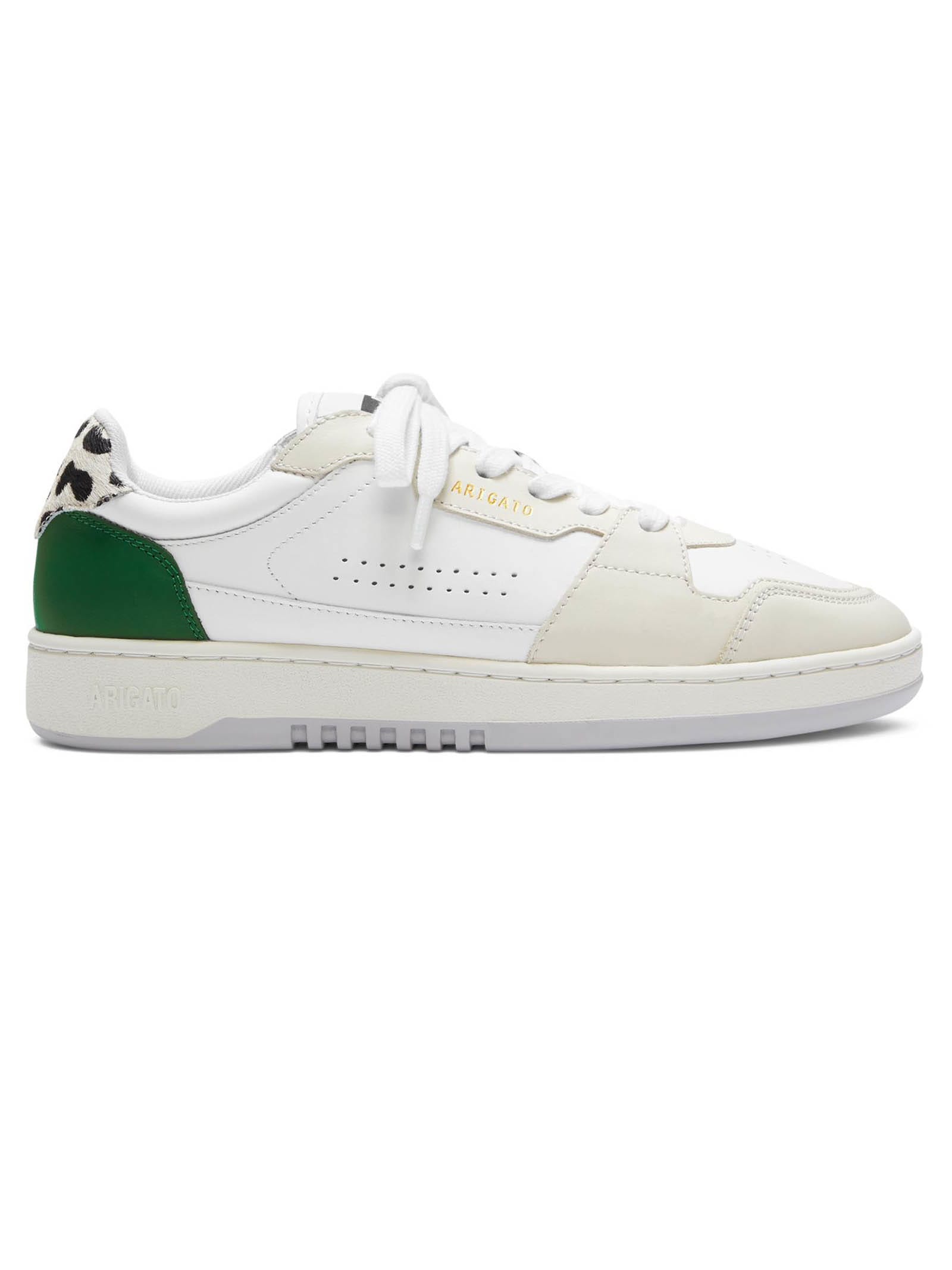 White And Beige Dice Lo Sneaker