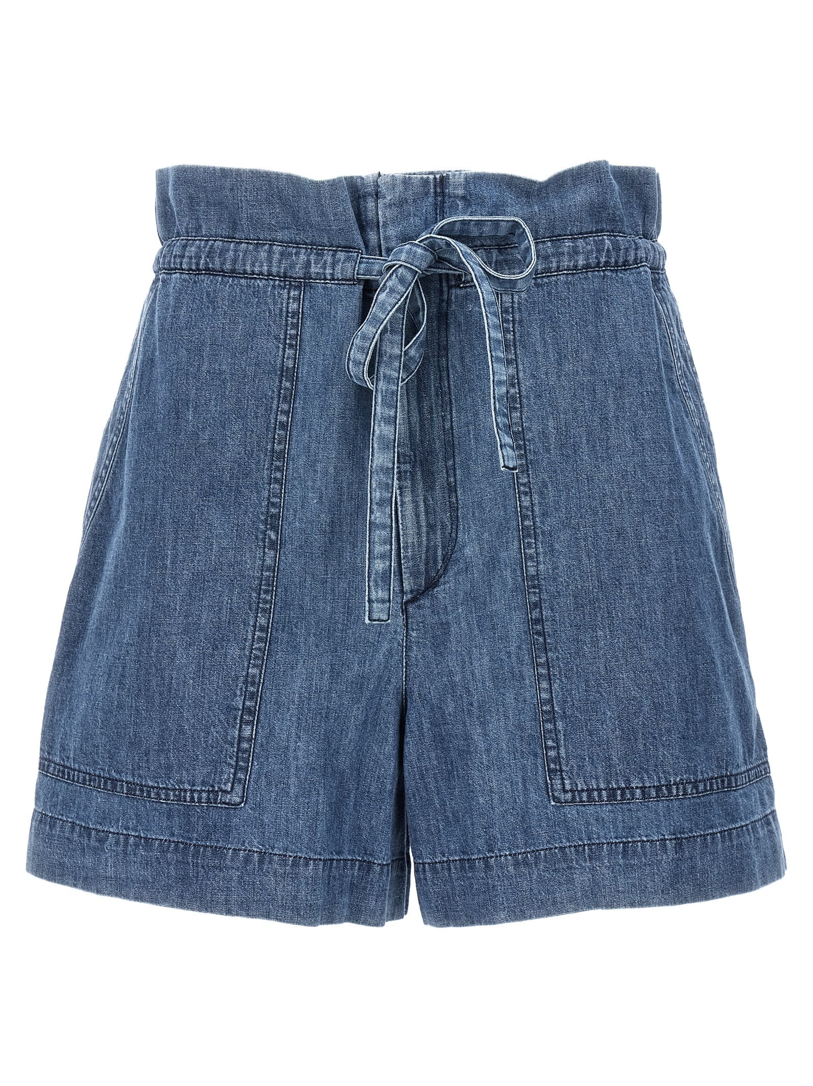 Shop Marant Etoile Ipolyte Bermuda Shorts In Bu Blue