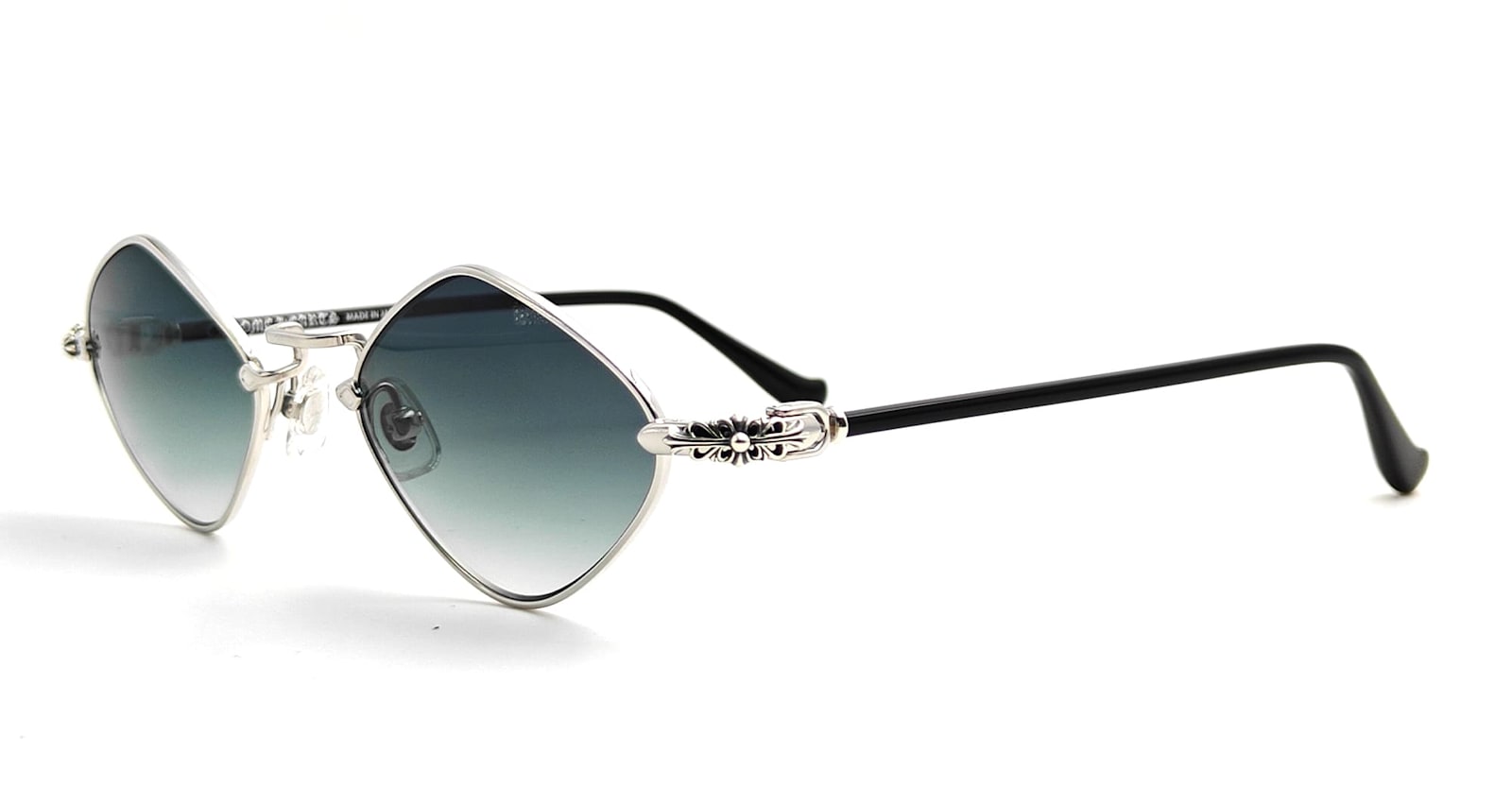 Shop Chrome Hearts Diamong Dog - Shiny Silver Sunglasses