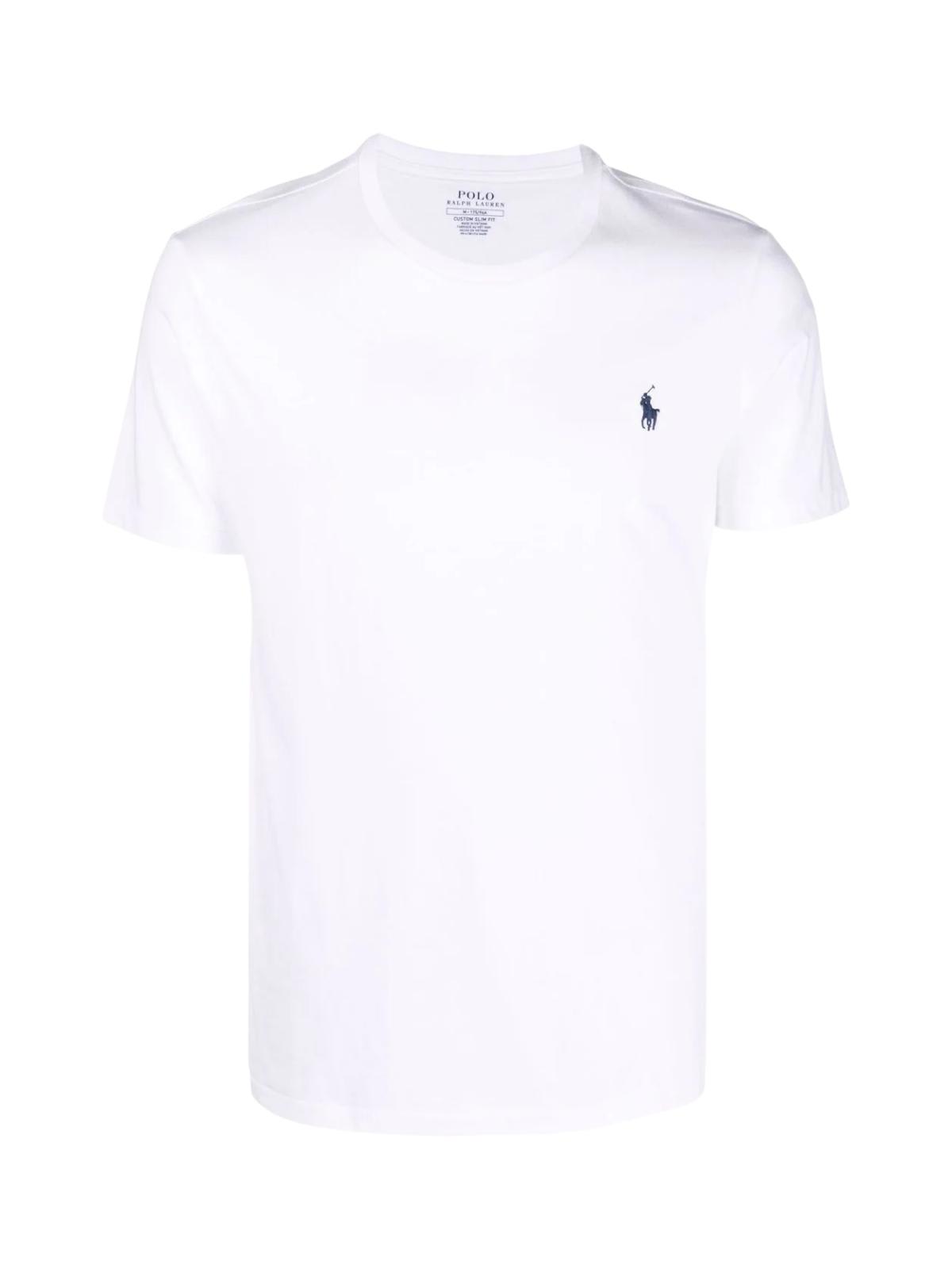Polo Ralph Lauren Classic Cotton Jersey T-shirt In White
