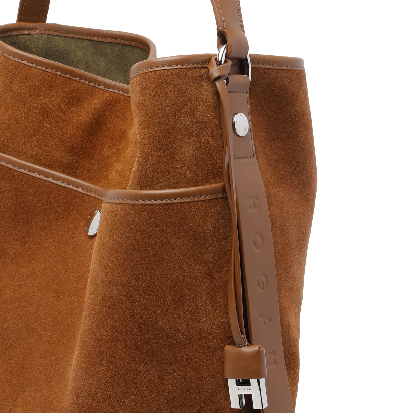 Hogan Medium Hocket Hobo Bag In Brown