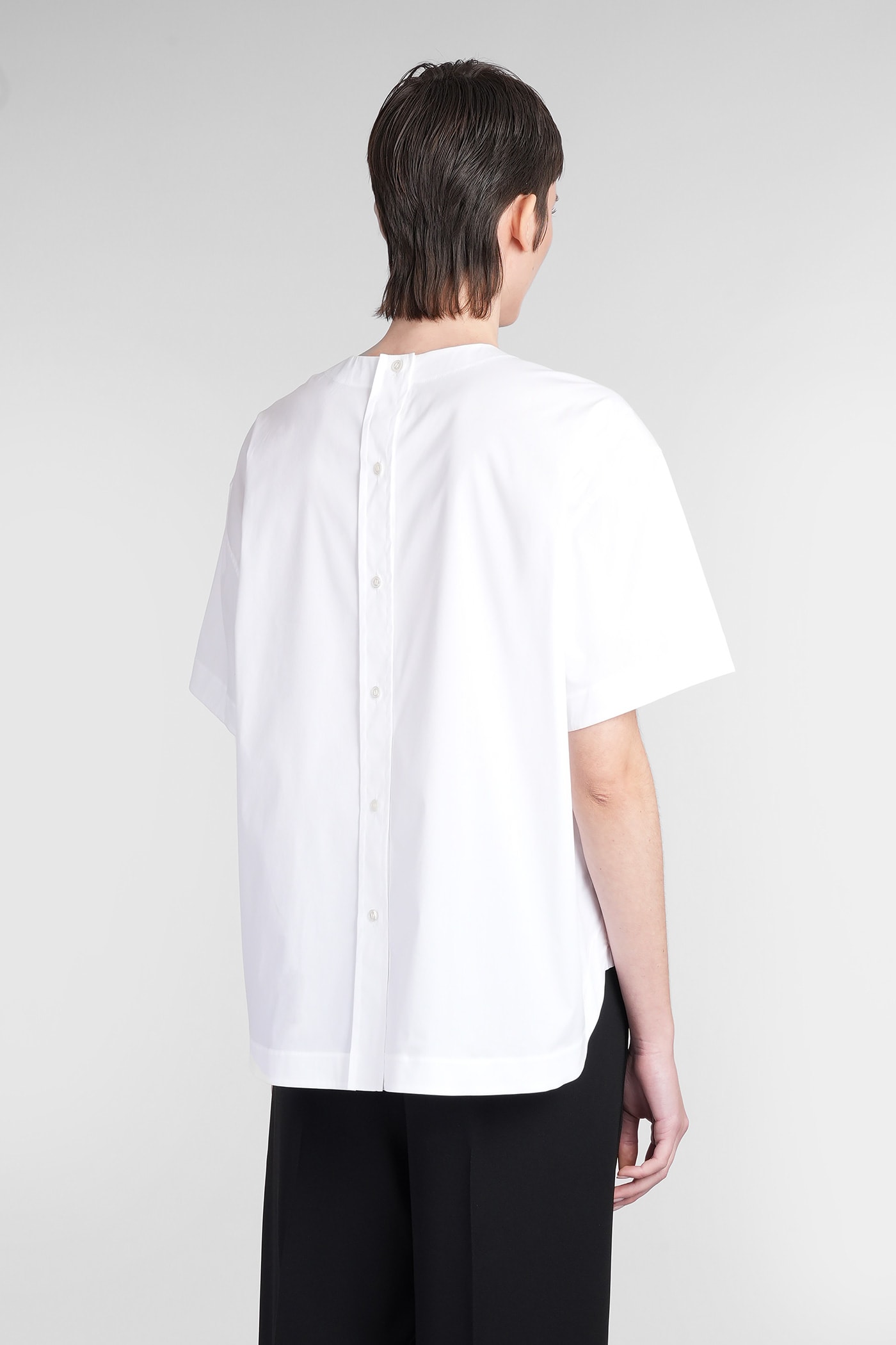 Theory Blouse In White