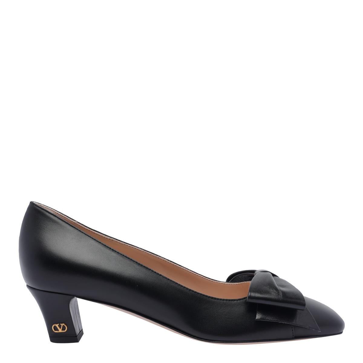 Shop Valentino Bowbow Decollete In Black