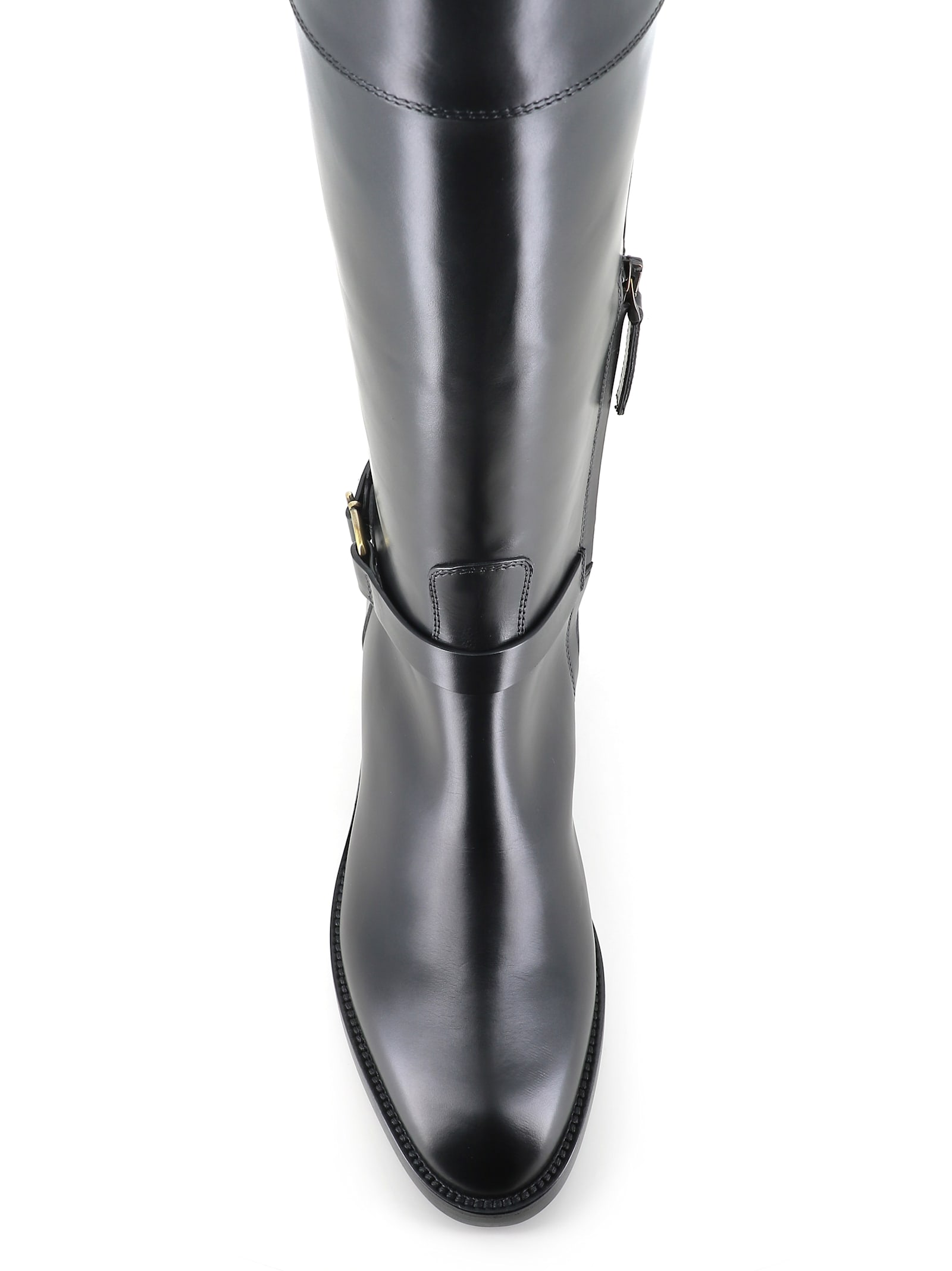 Sartore 40mm Buckle-strap Leather Boots In Black