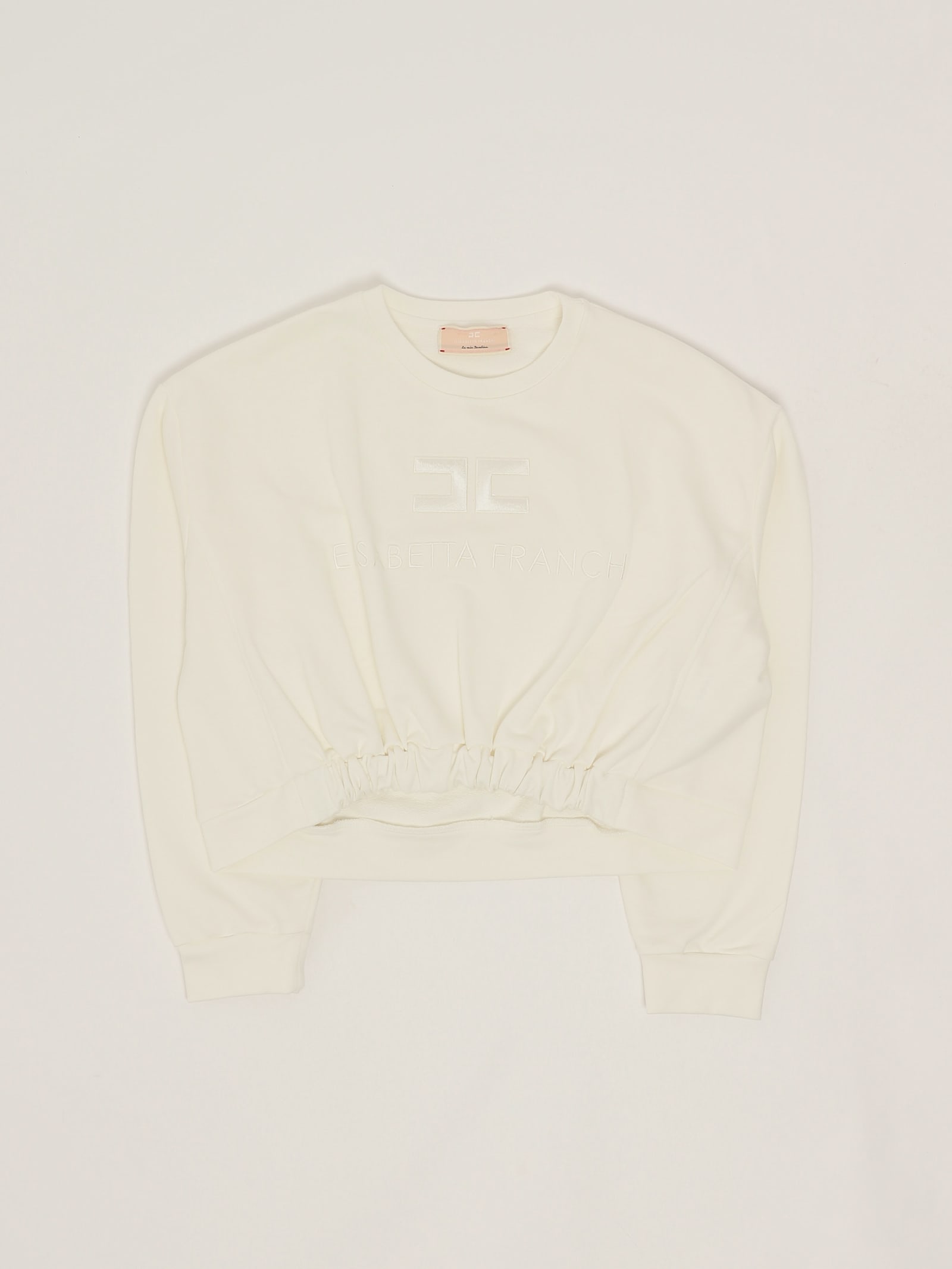 Elisabetta Franchi Kids' Sweatshirt Sweatshirt In Green