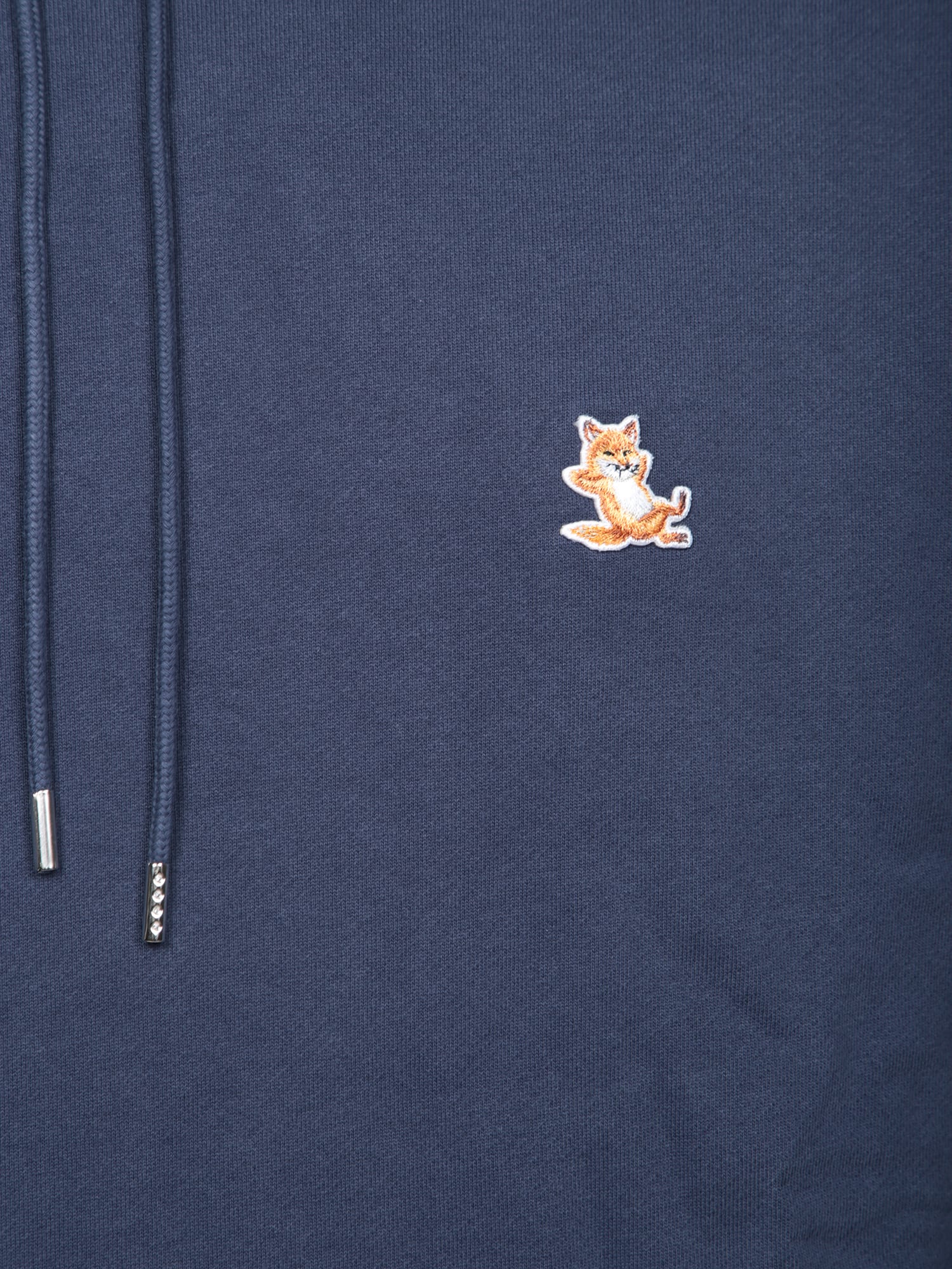 MAISON KITSUNÉ CHILLAX PATCH BLUE SWEATSHIRT