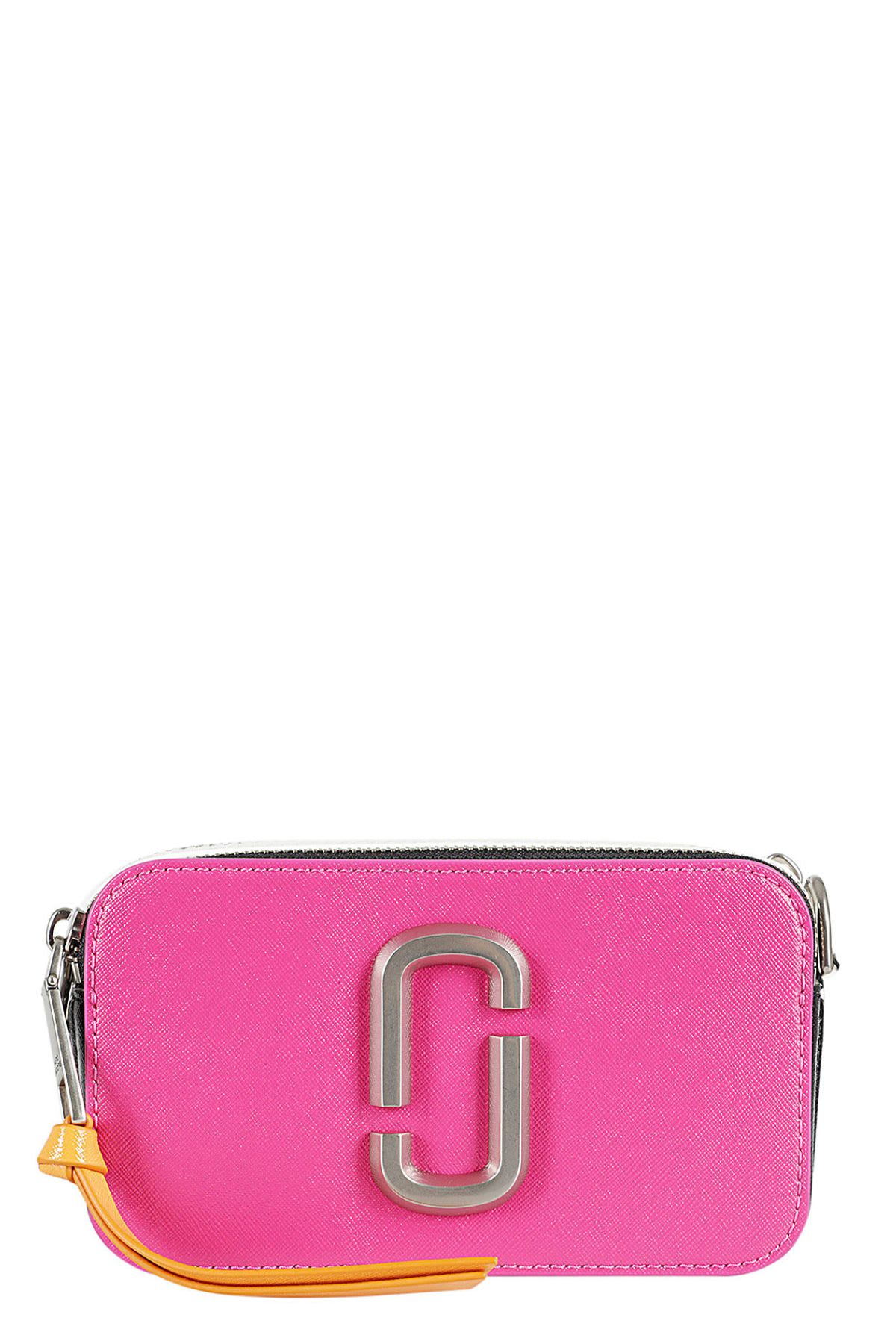 Shop Marc Jacobs The Snapshot In Hot Pink Multi