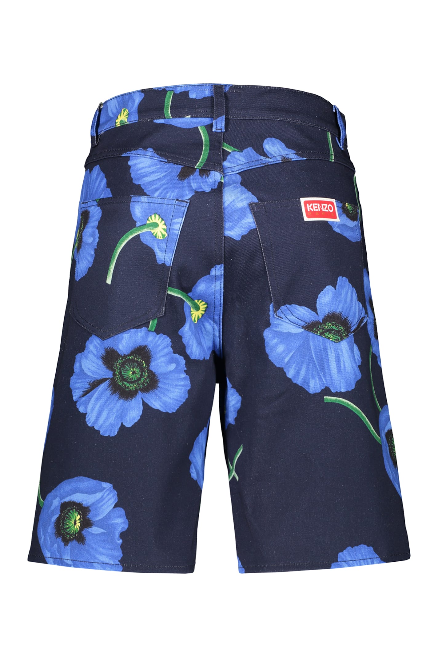 Kenzo Denim Bermuda Shorts In Blue | ModeSens