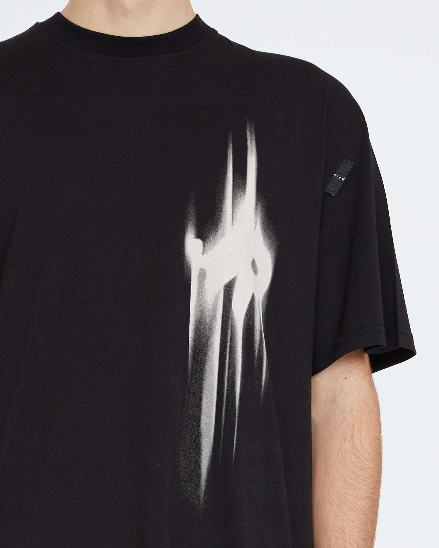 Shop John Richmond T-shirt With Logo In Nero