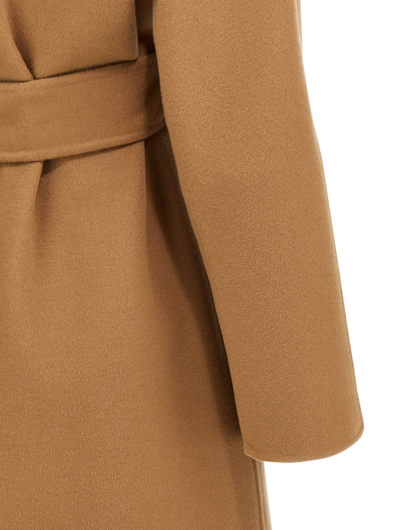 Max Mara Cles Coat In Brown