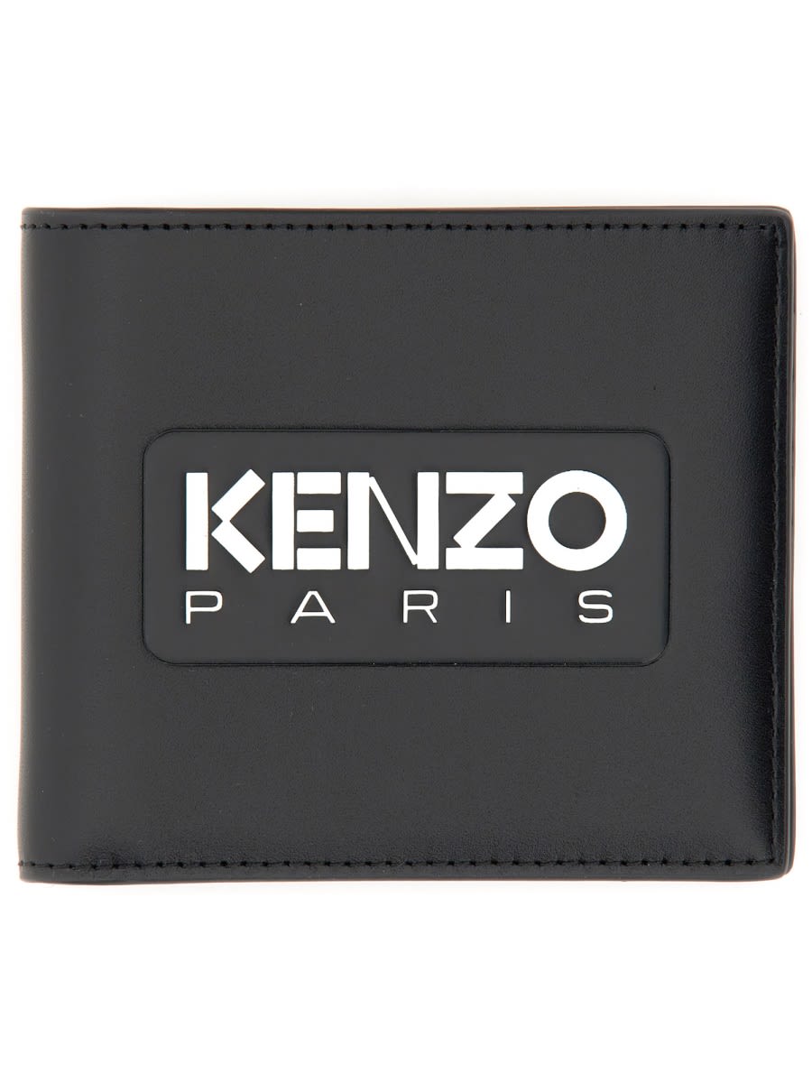 Kenzo Wallet With Logo In Black