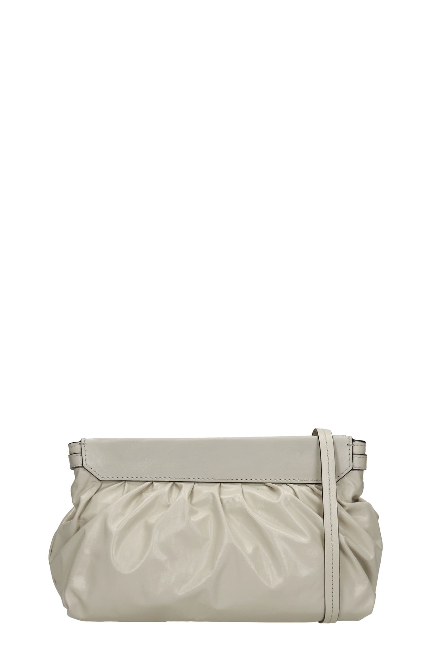 Isabel Marant Luzes Shoulder Bag In Grey Leather