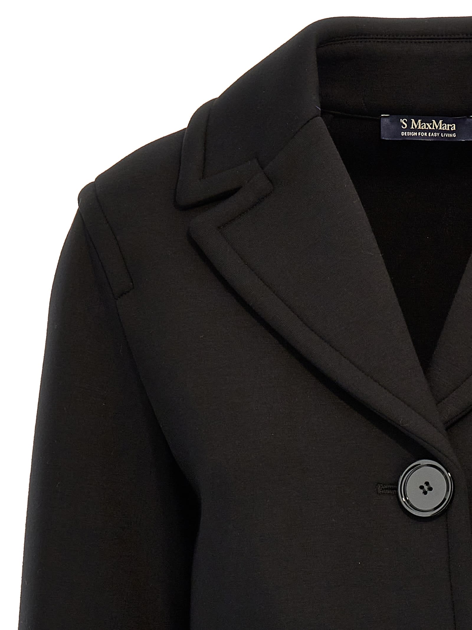 's Max Mara Estroso Coat In Black