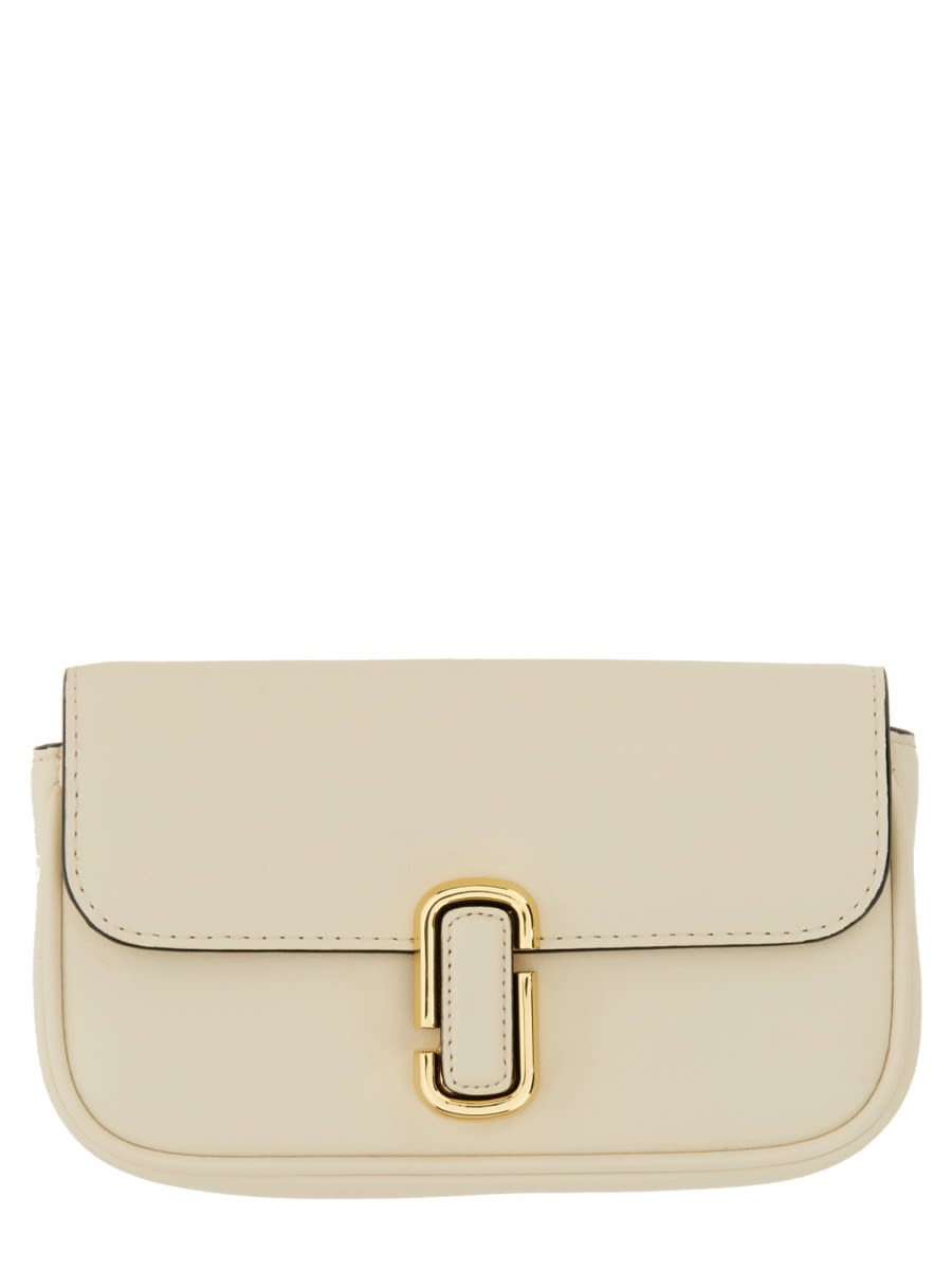 Shop Marc Jacobs Mini Shoulder Bag In Ivory