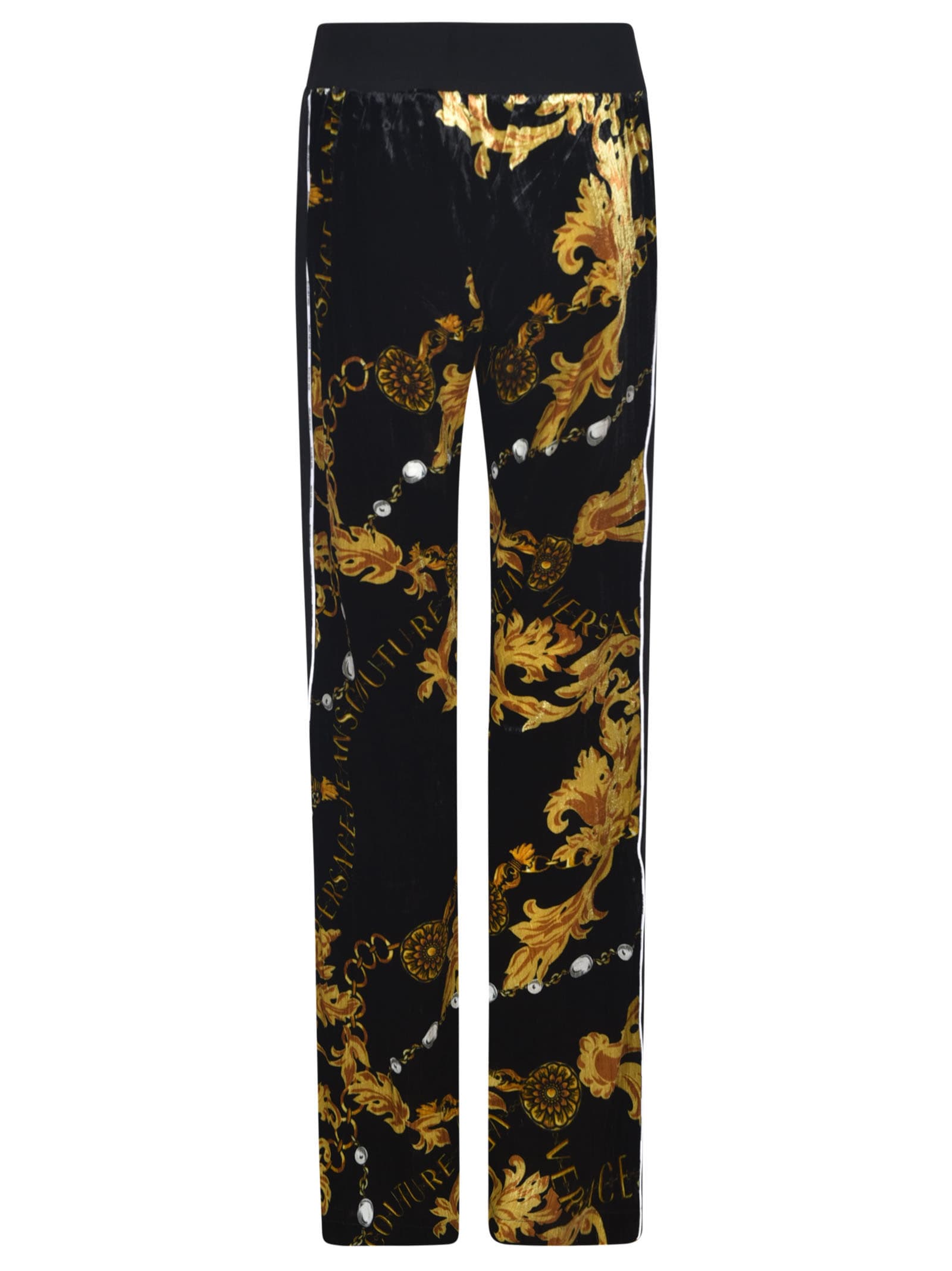 Versace Jeans Couture Printed Straight Trousers