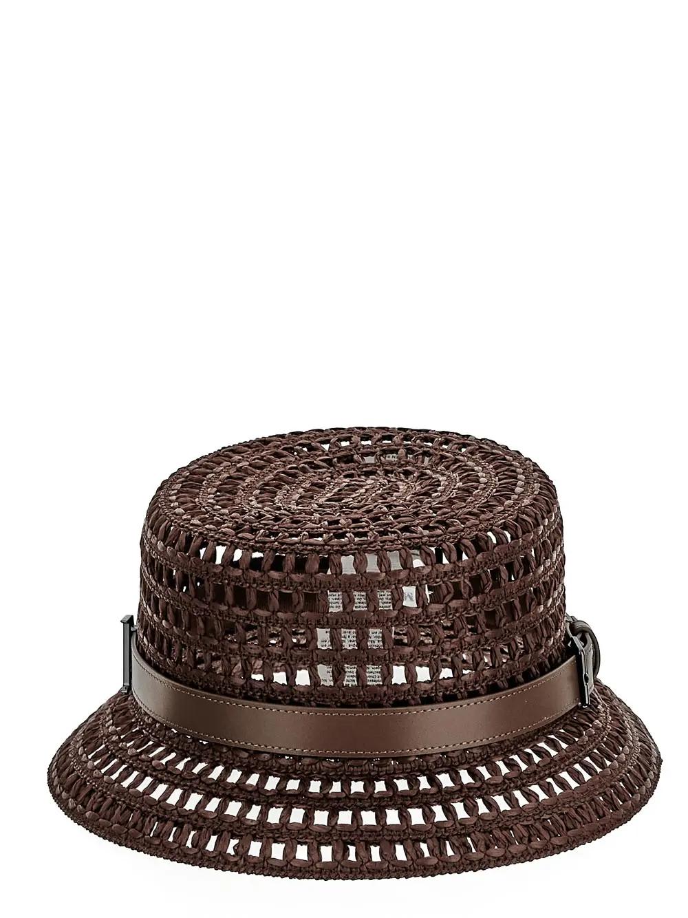 Shop Max Mara Uccio Hat In Brown