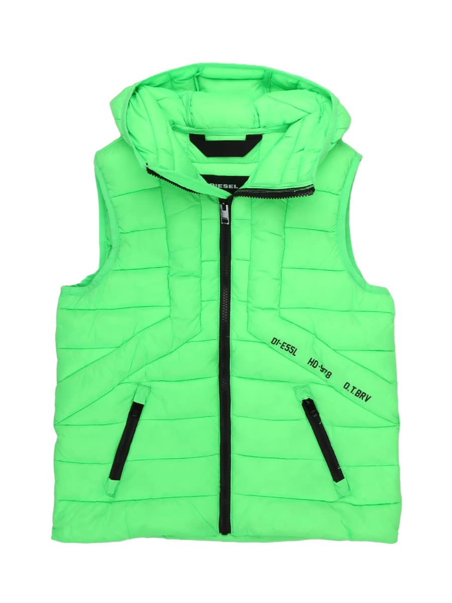 Diesel Giacca Sportiva In Green