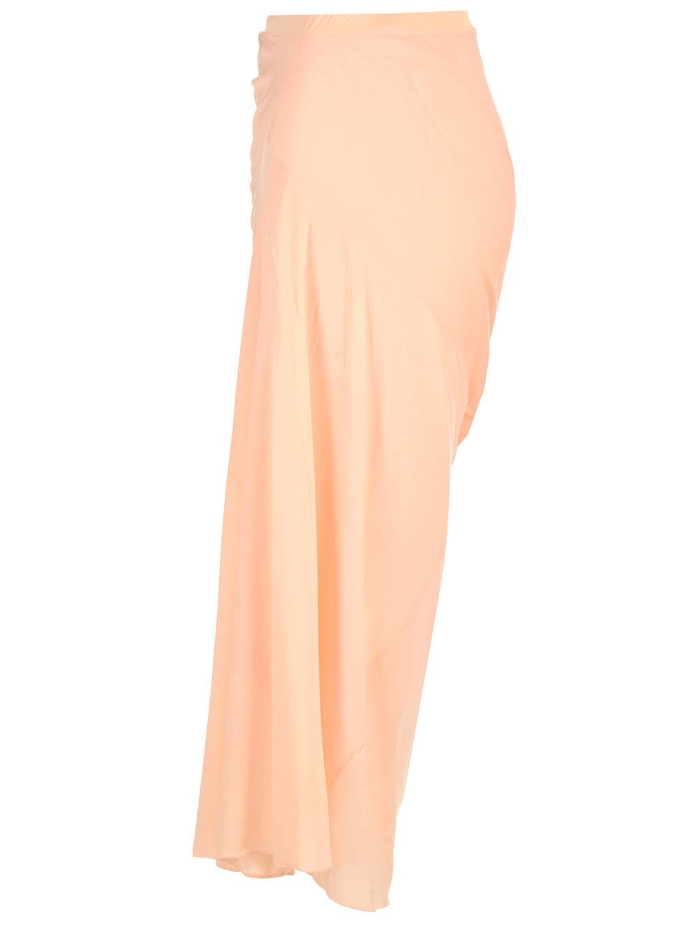 Shop Dries Van Noten Jersey Midi Skirt In Rose