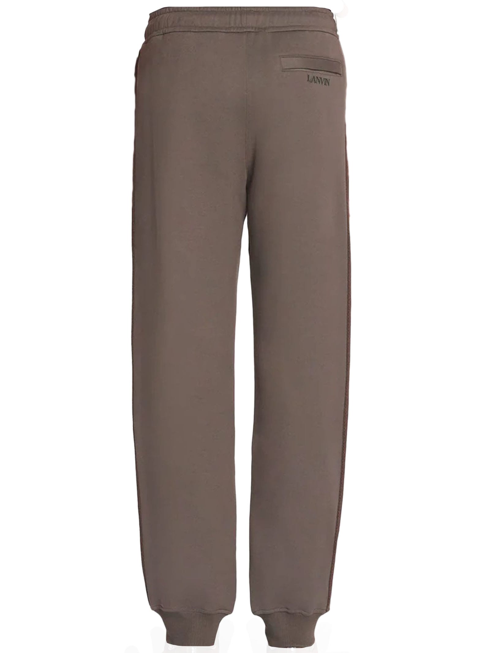 Shop Lanvin Trousers Brown