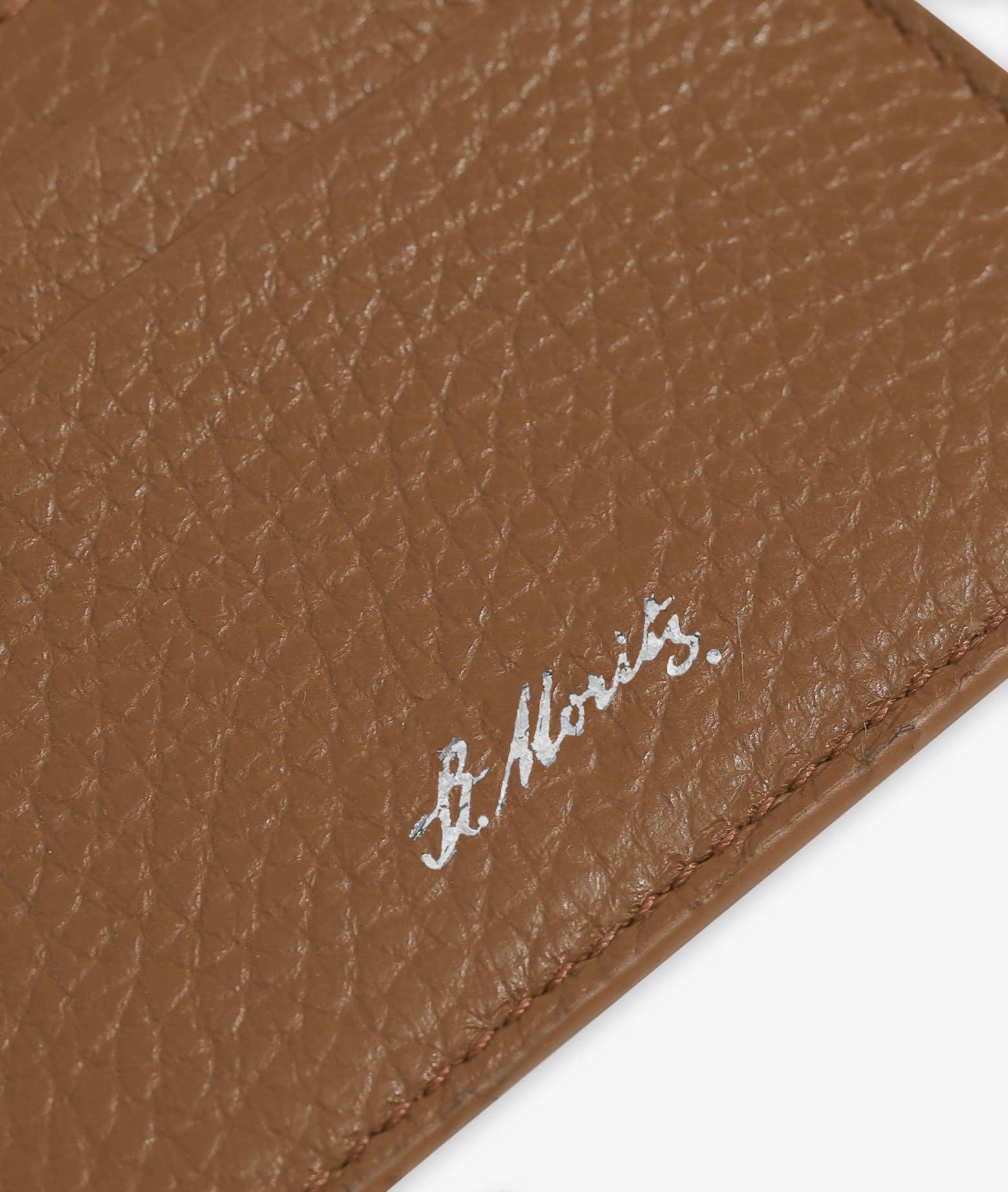 Larusmiani Horizontal Card Holder St.moritz Wallet In Sienna