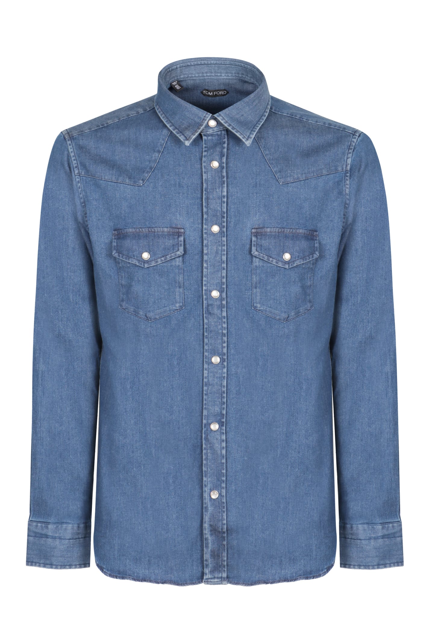 Shop Tom Ford Denim Shirt